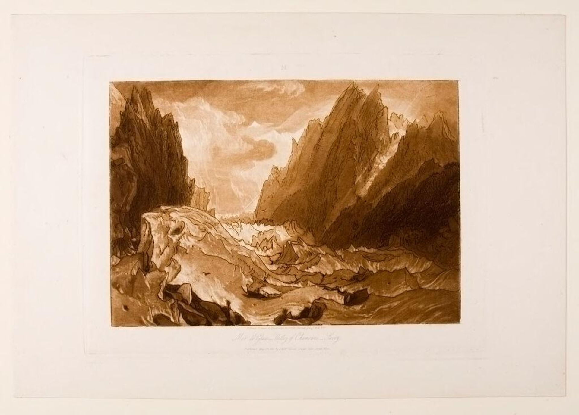 Mer de Glace, Valley of Chamouni, Savoy by Joseph Mallord William Turner
