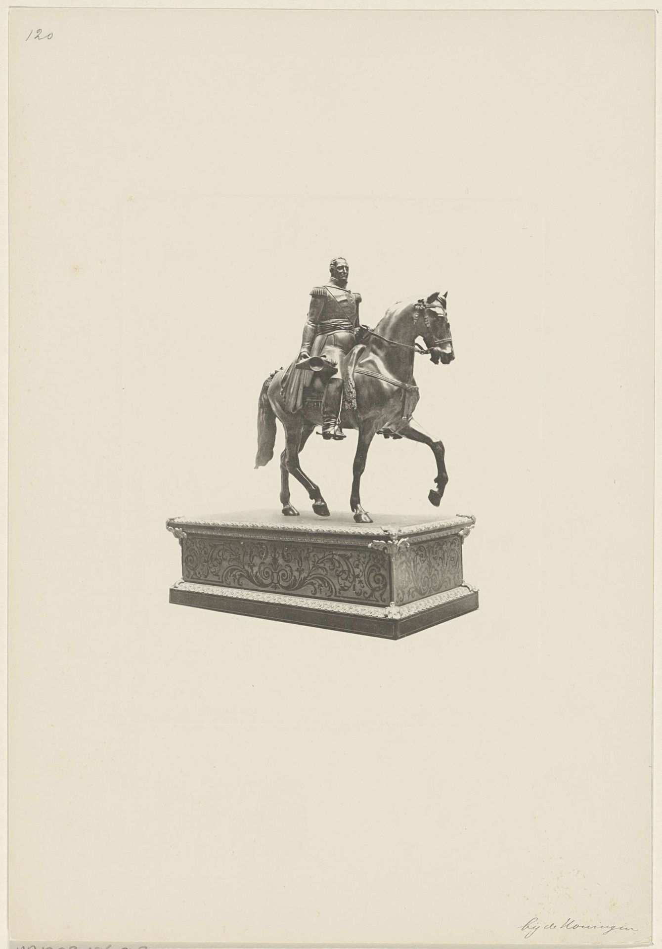 Ruiterstandbeeld van Willem I Frederik, koning der Nederlanden by Anonymous