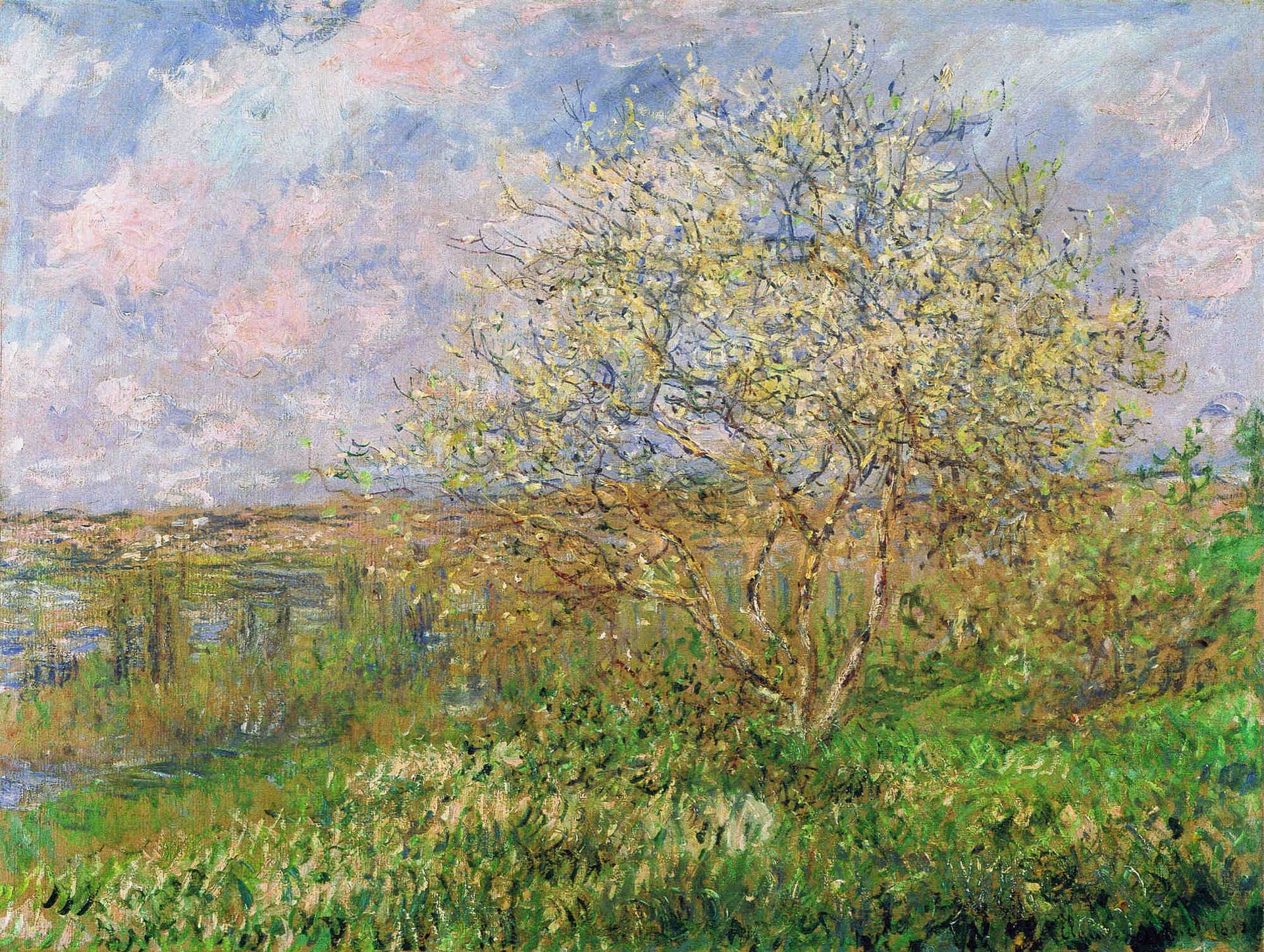 Springtime by Claude Monet