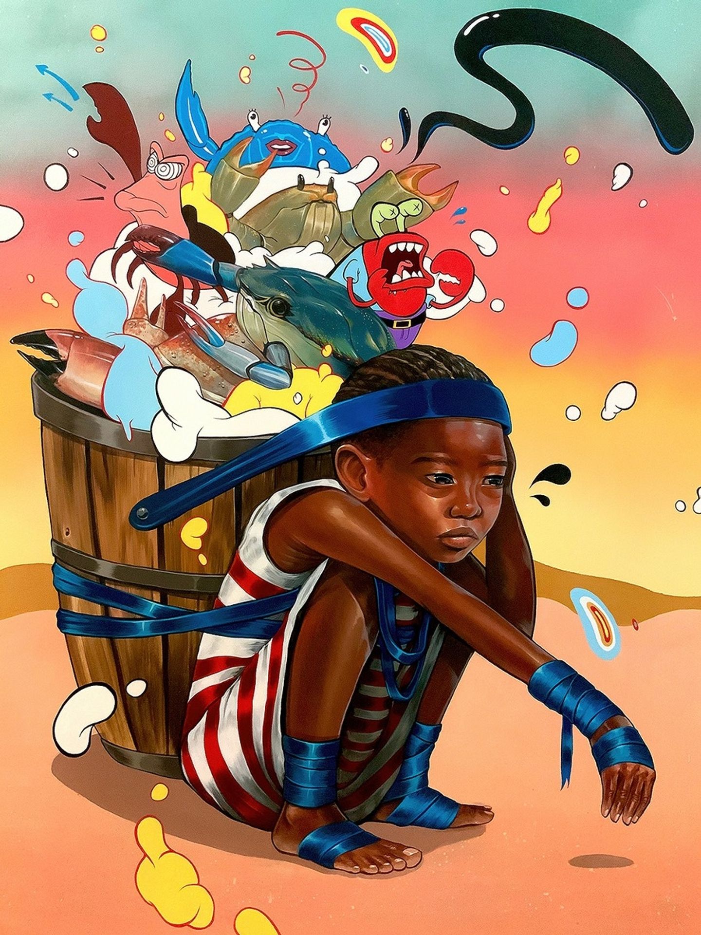 Crabs In A Barrel by Kayla Mahaffey