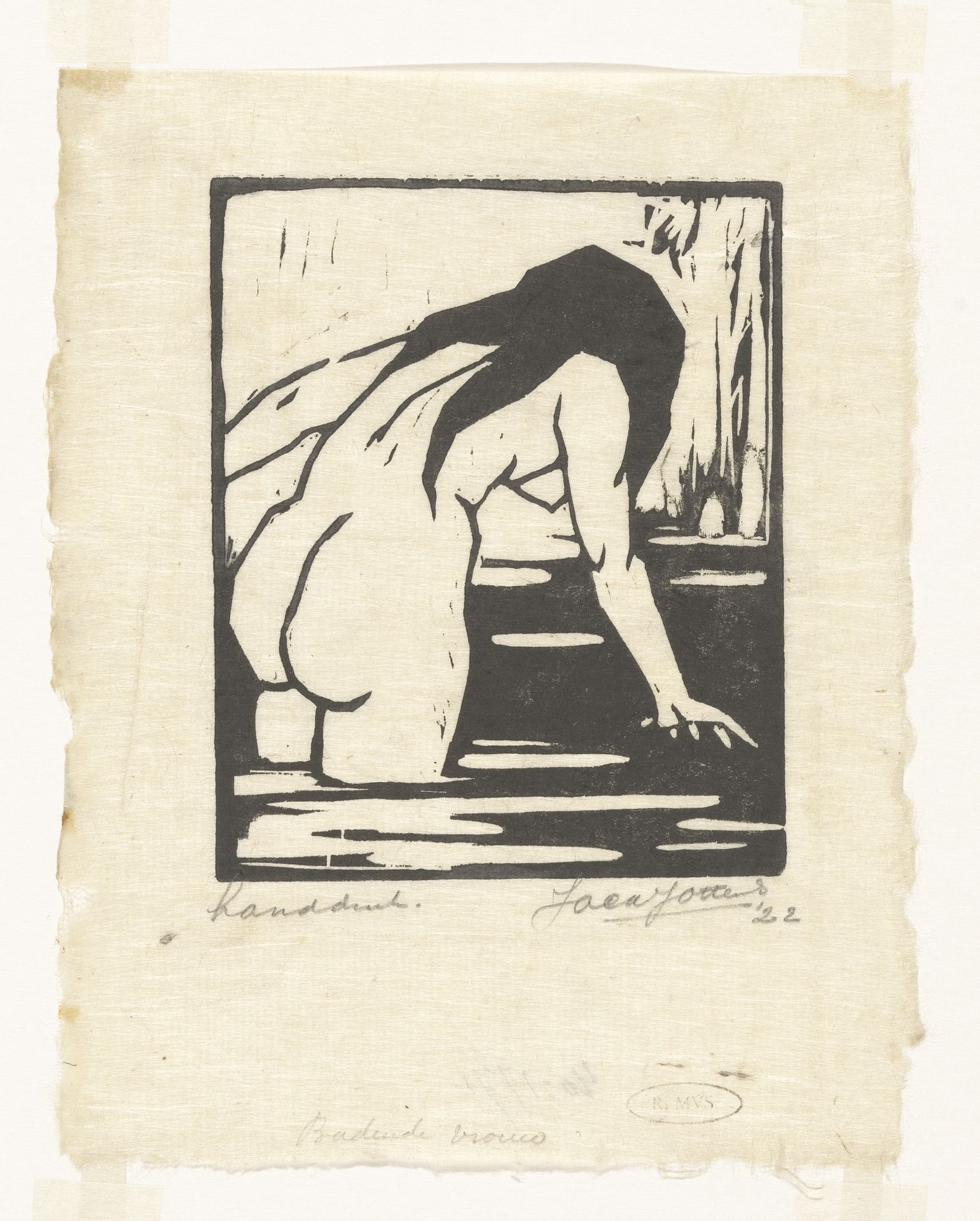 Badende vrouw by Jacques Jeichienus Ottens