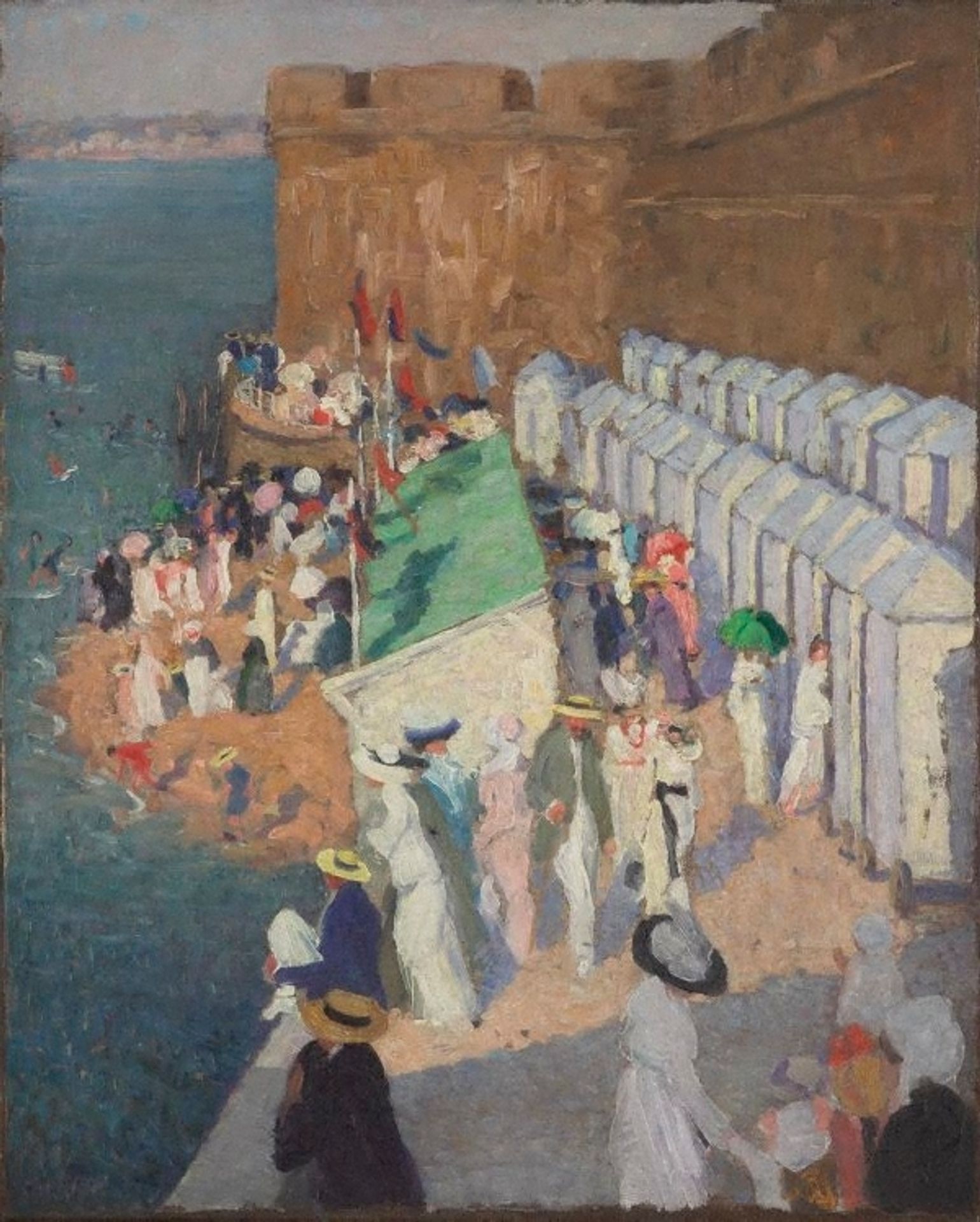 La marée haute a Saint-Malô (High tide at St Malô) by Ethel Carrick