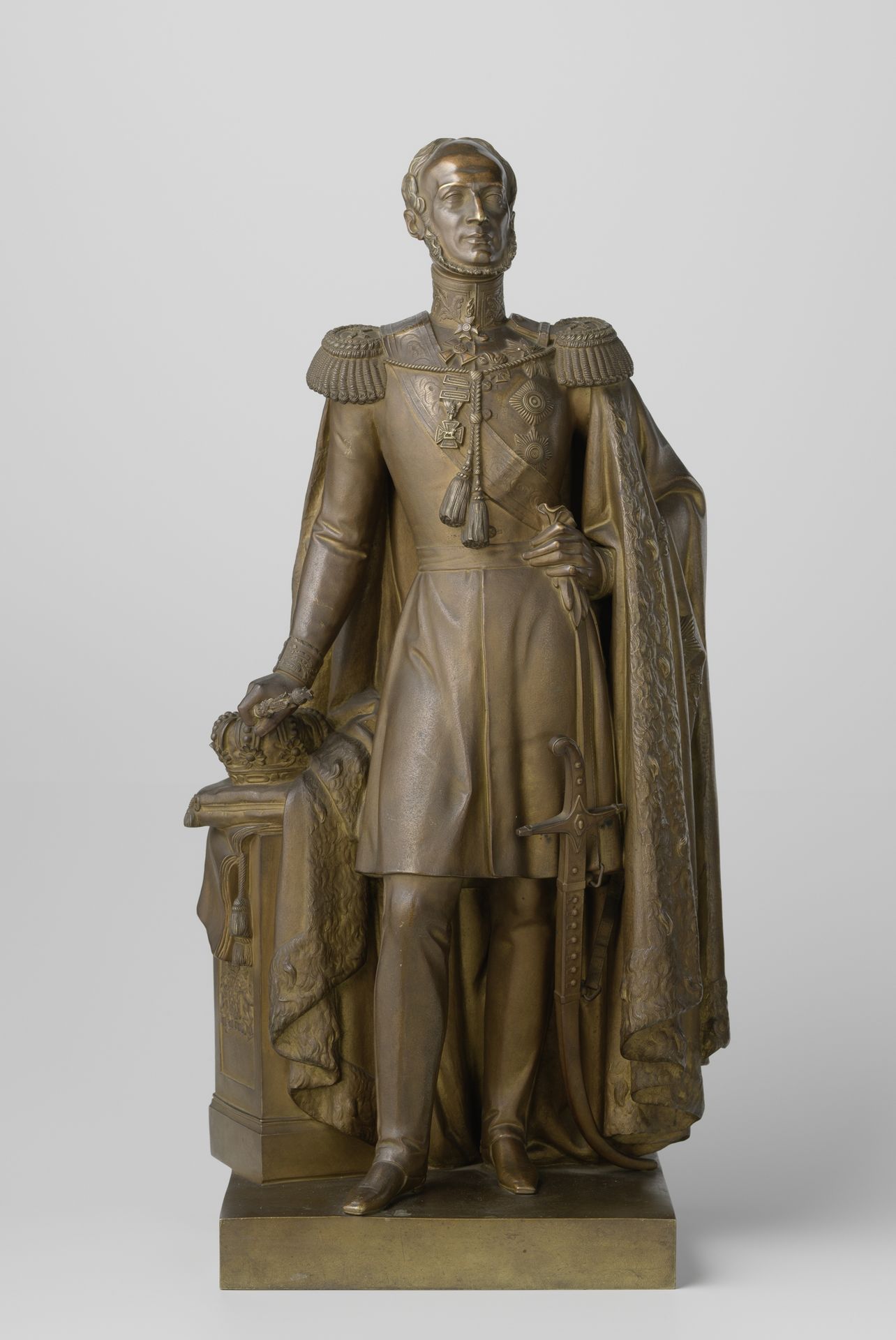 Koning Willem II (1792-1849) by Jozef Geefs