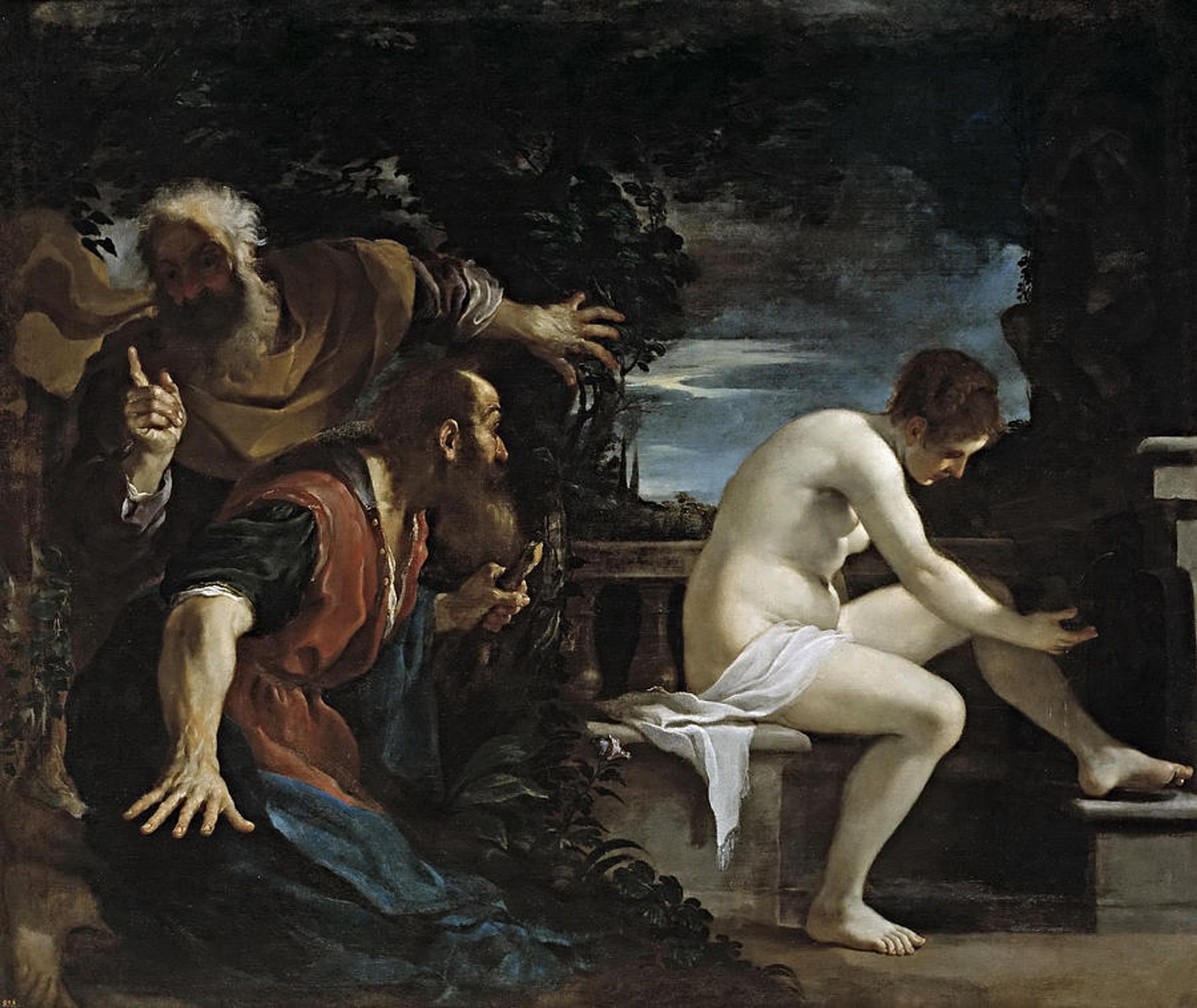 Susanna and the Elders by Guercino