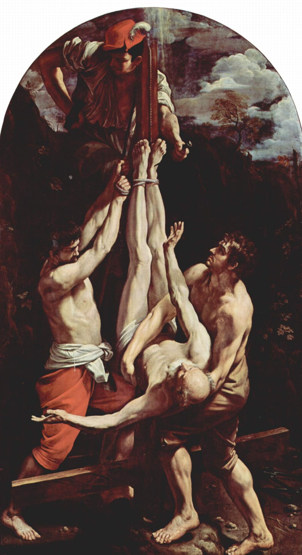 Crucifixion of St. Peter by Guido Reni