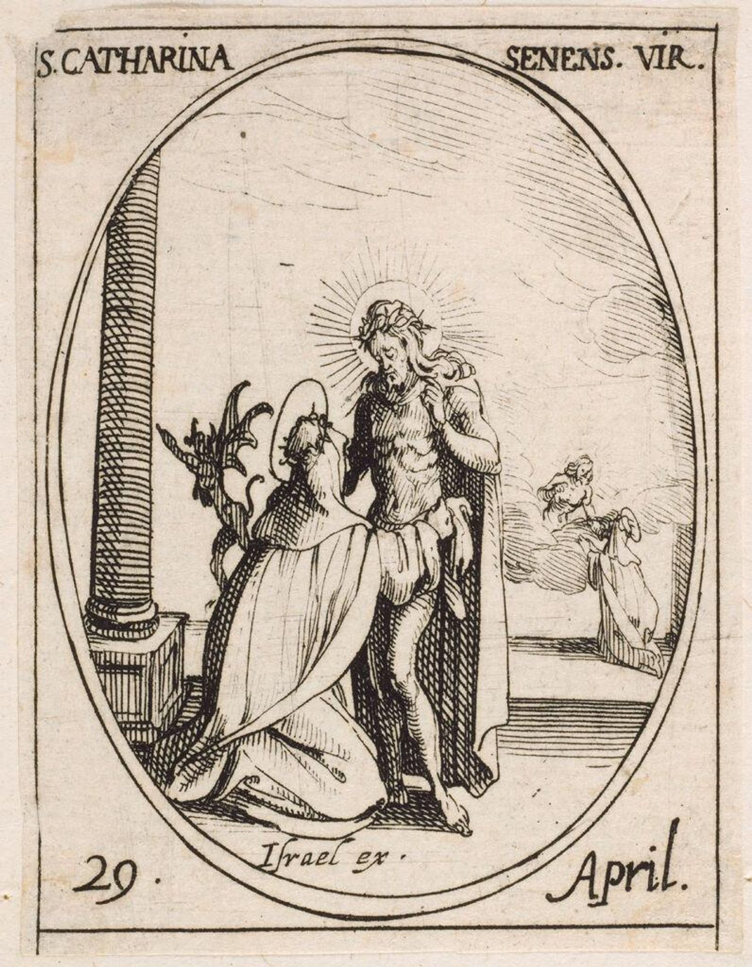Saint Catherine of Sienna by Jacques Callot