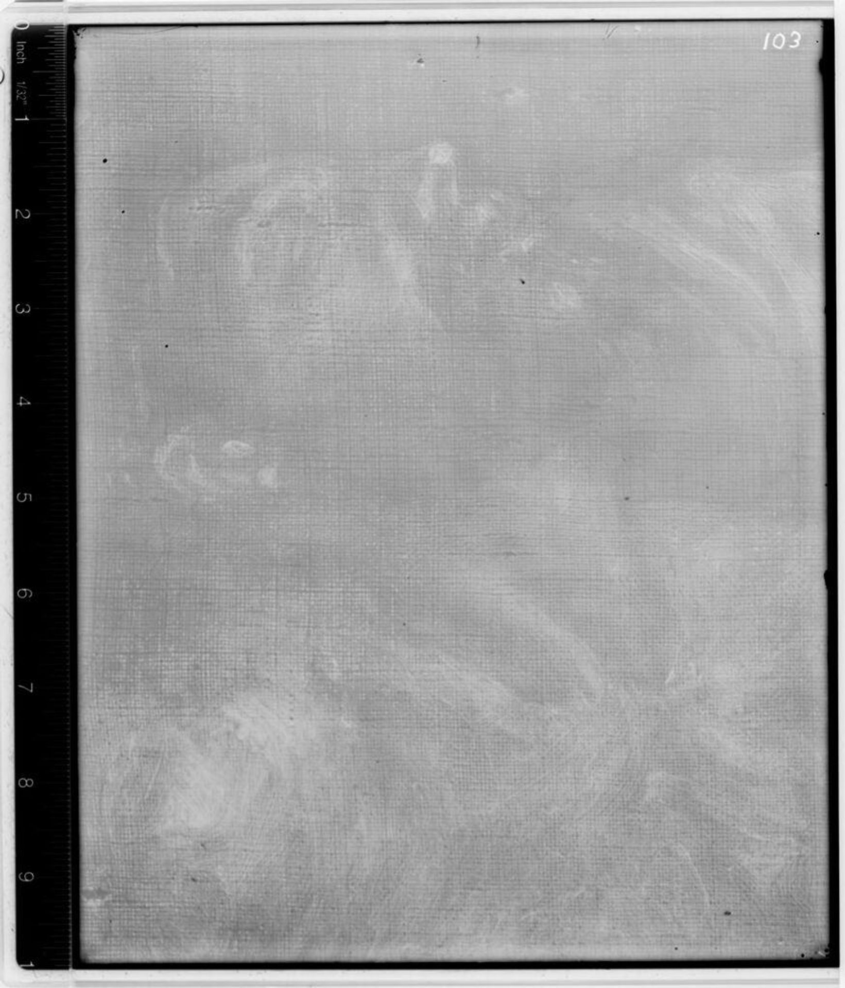 X-radiograph(s) of "Entombment or Pieta" by Artist of original: Leandro Bassano