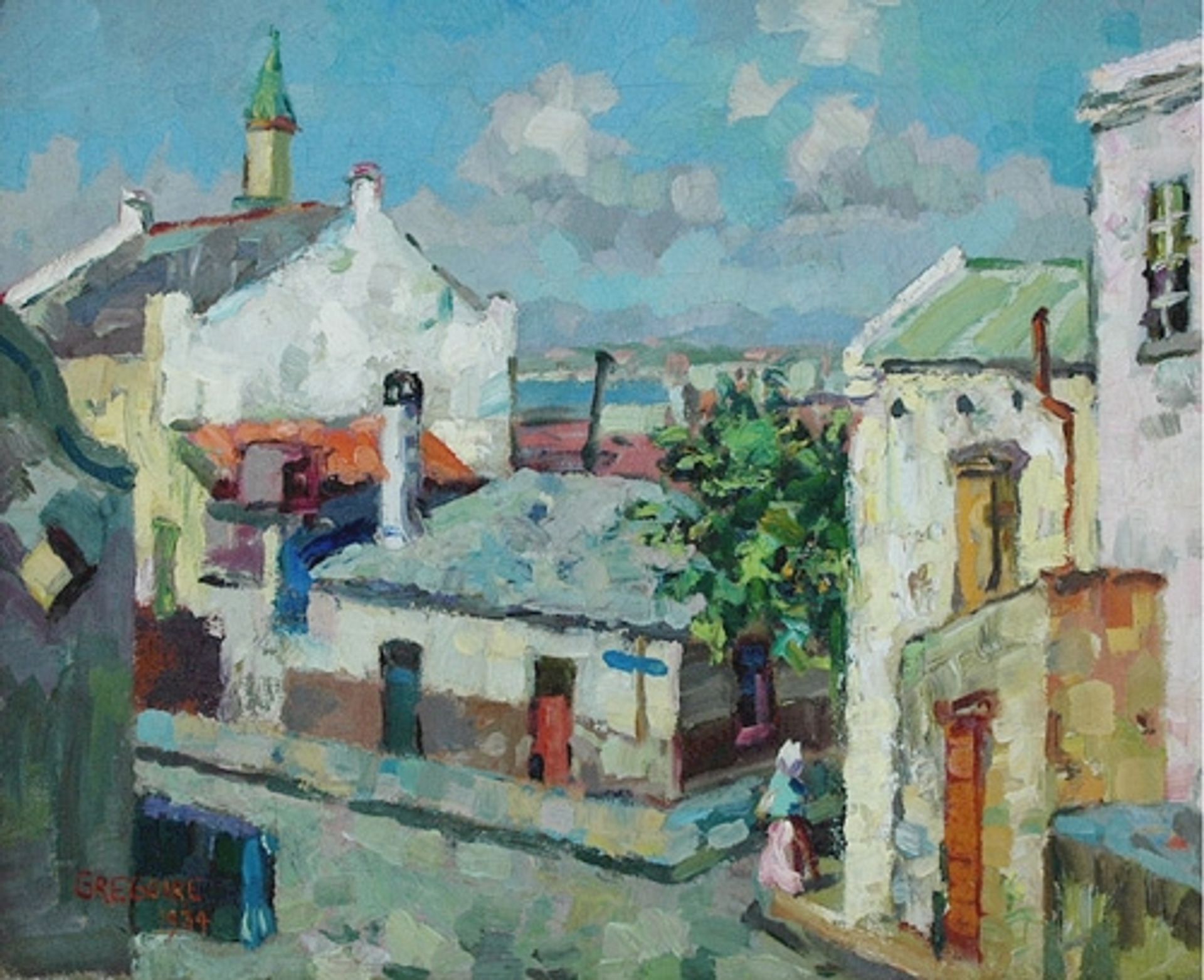 Malay Quarter, Cape Town by Gregoire Boonzaier