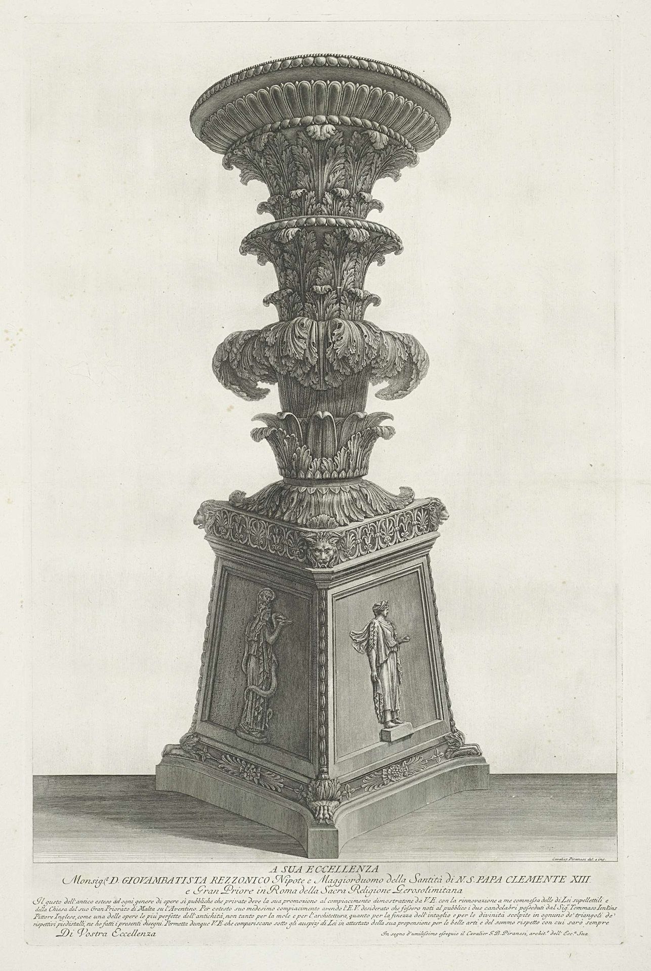 Kandelaber by Giovanni Battista Piranesi
