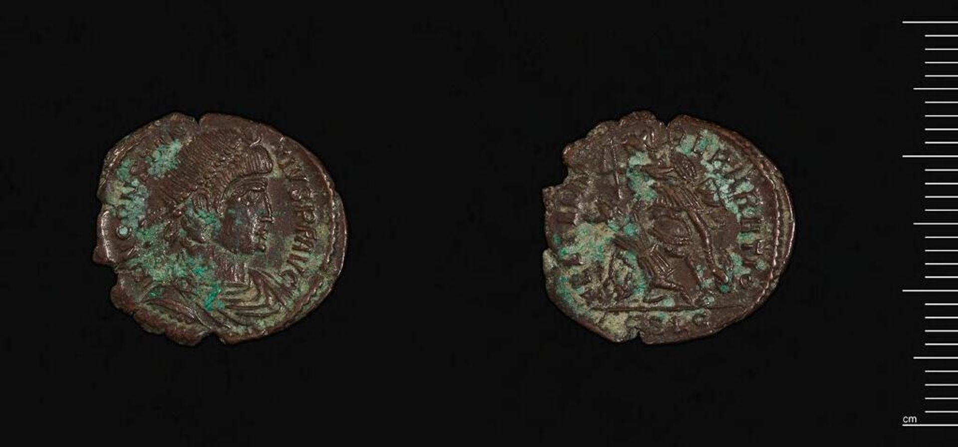 Bronze Coin of Constantine I by Constantius II