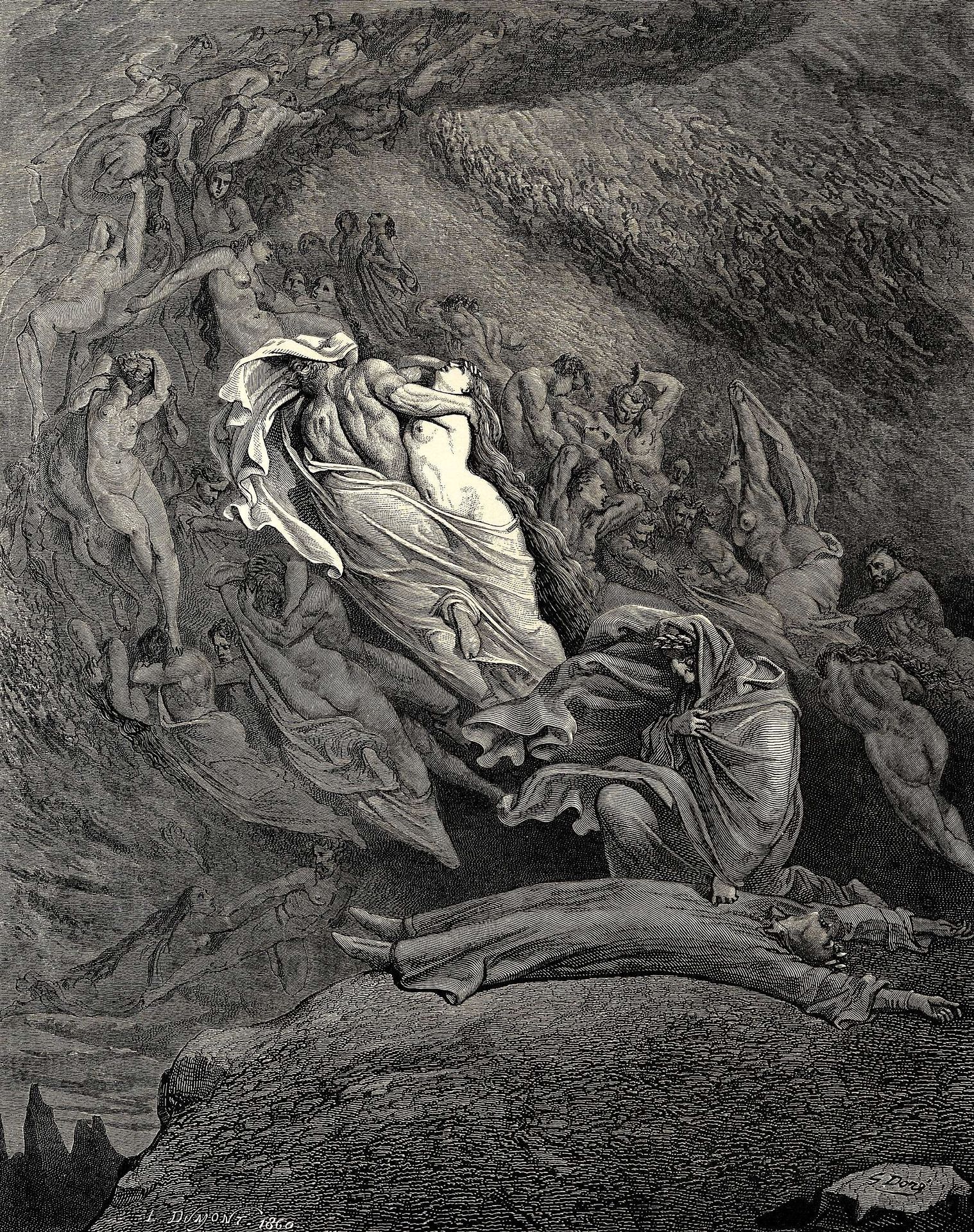 The Inferno, Canto 5 by Gustave Dore