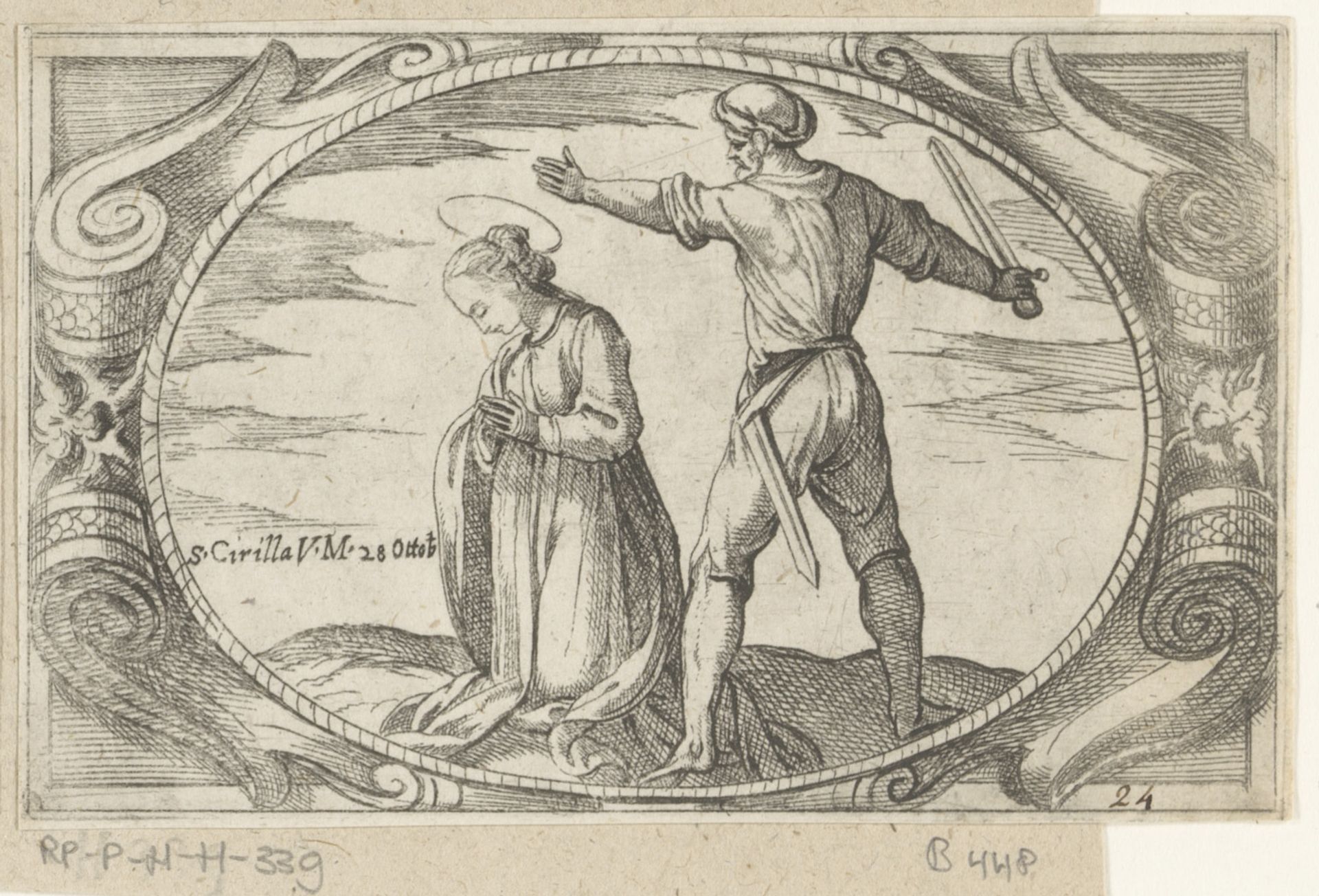H. Cyrilla by Antonio Tempesta