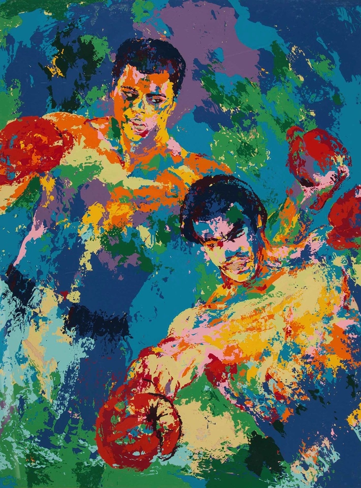Rumble in the Jungle by LeRoy Neiman