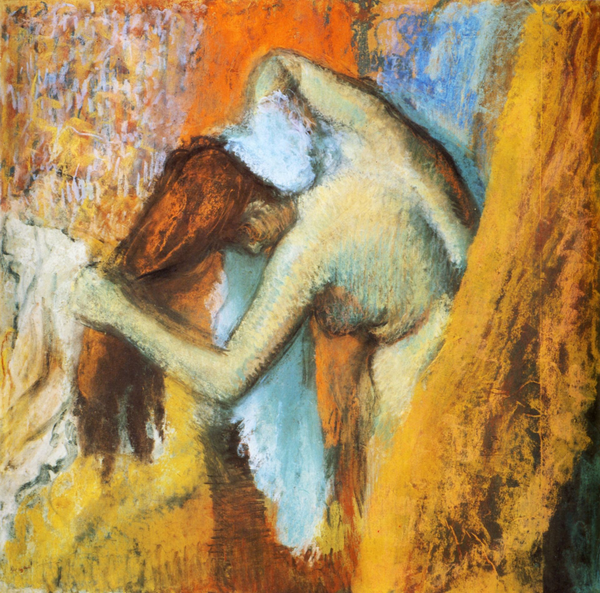 Woman at Her Toilette by Edgar Degas