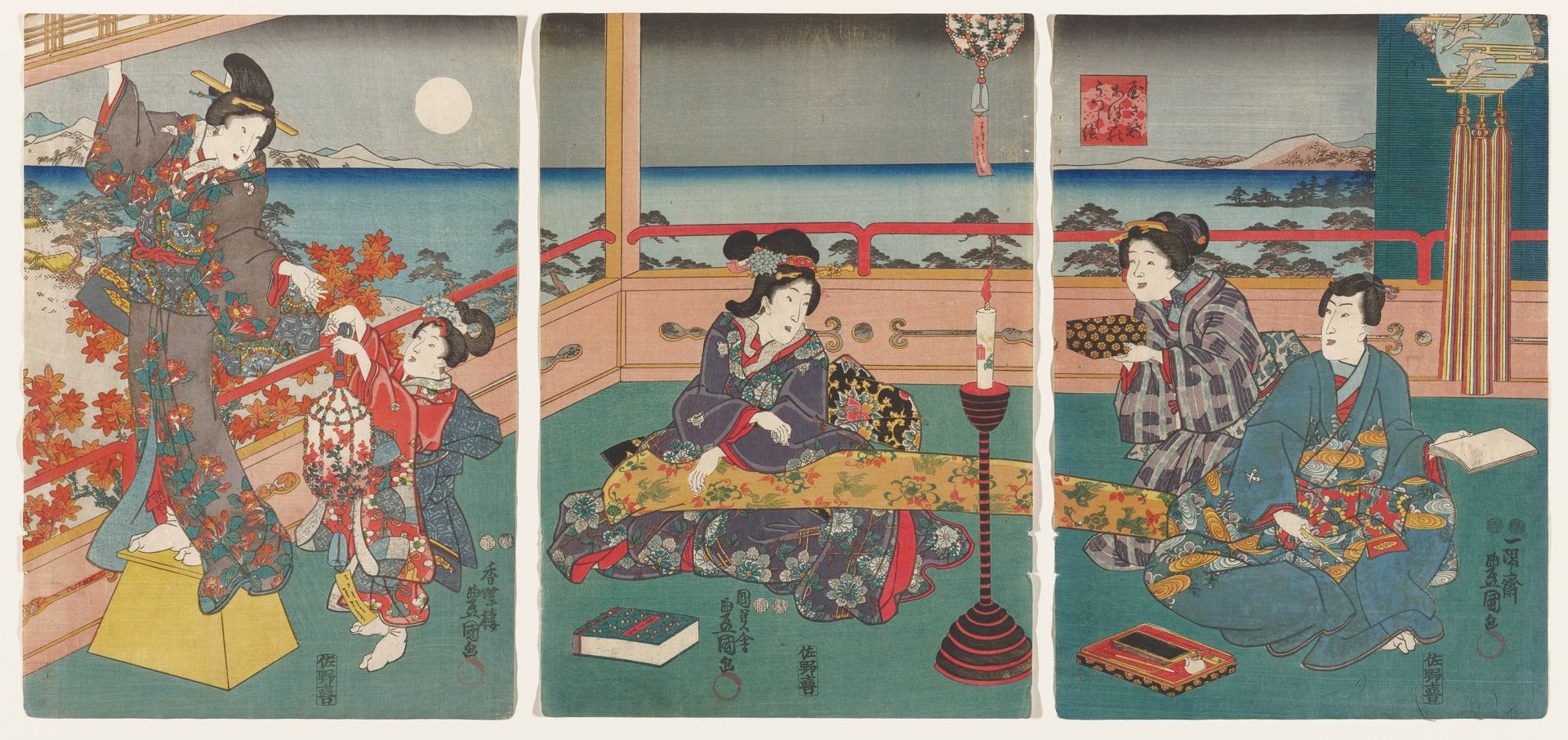 Autumn by Utagawa Kunisada