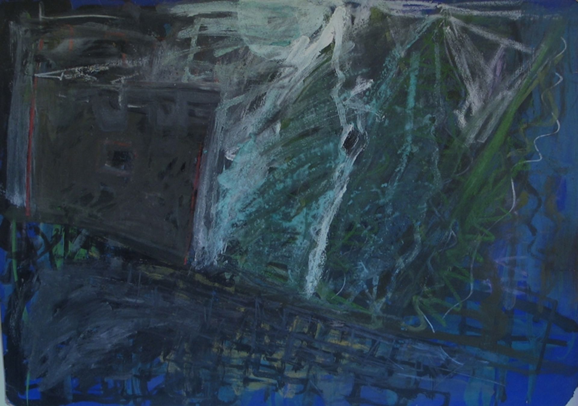 Florentine Wall with Trees by Gandy Brodie