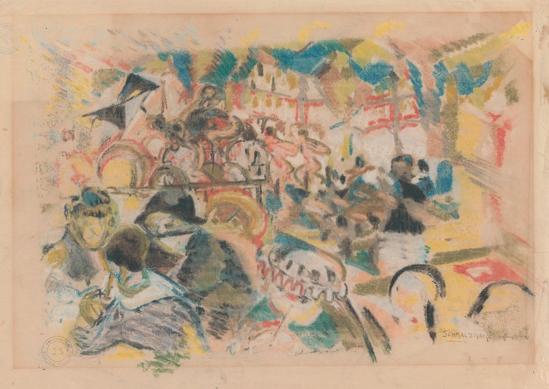 Café-chantant by Jules Schmalzigaug