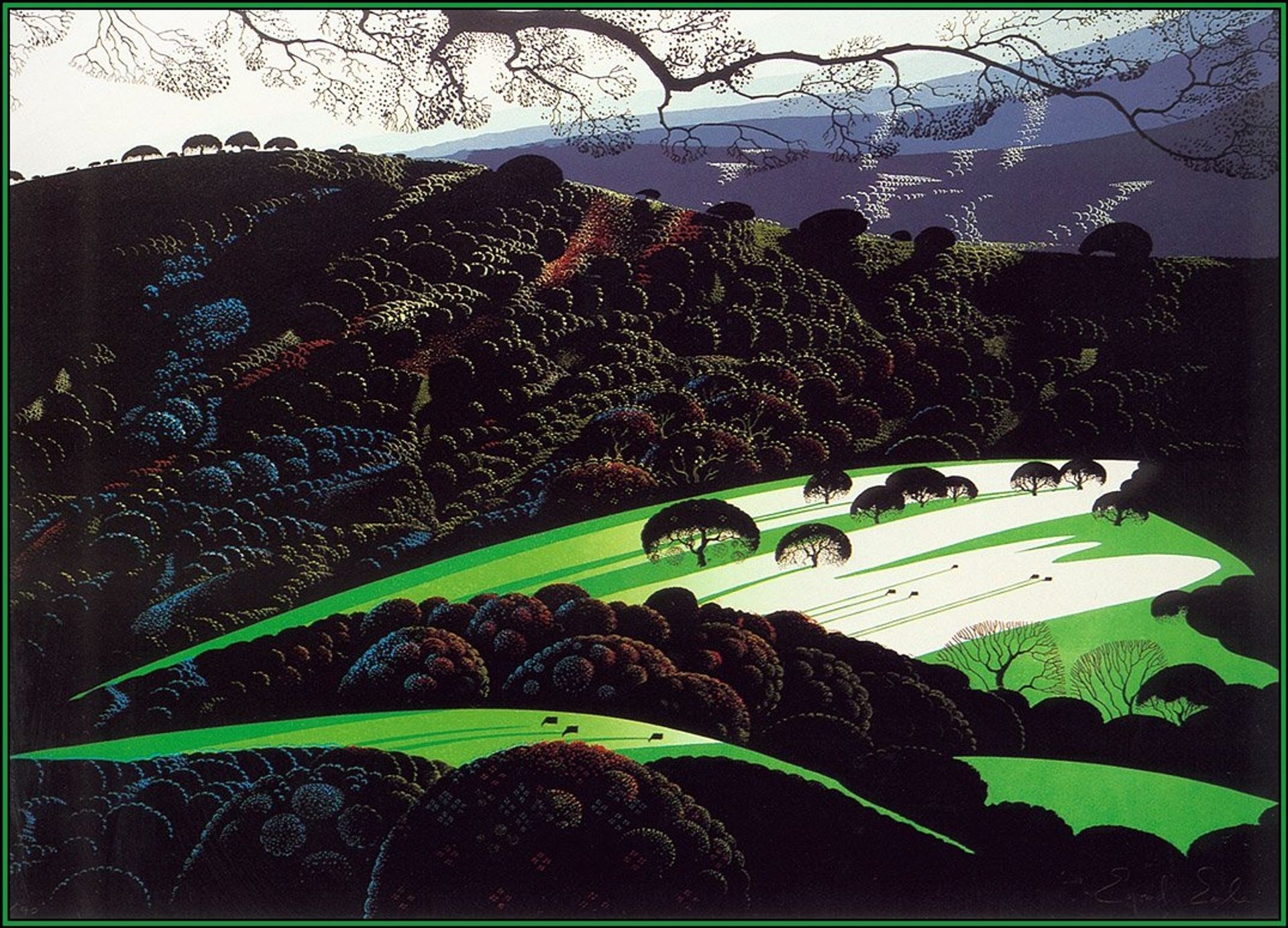Green Valley by Eyvind Earle