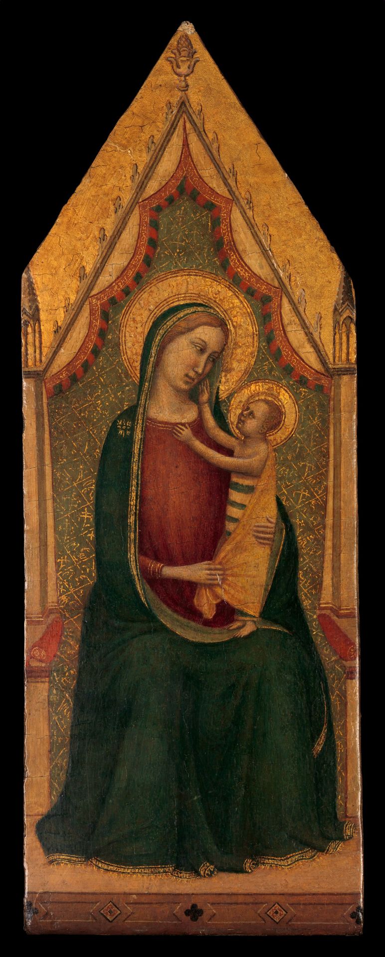 Madonna and Child Enthroned by Bernardo Daddi