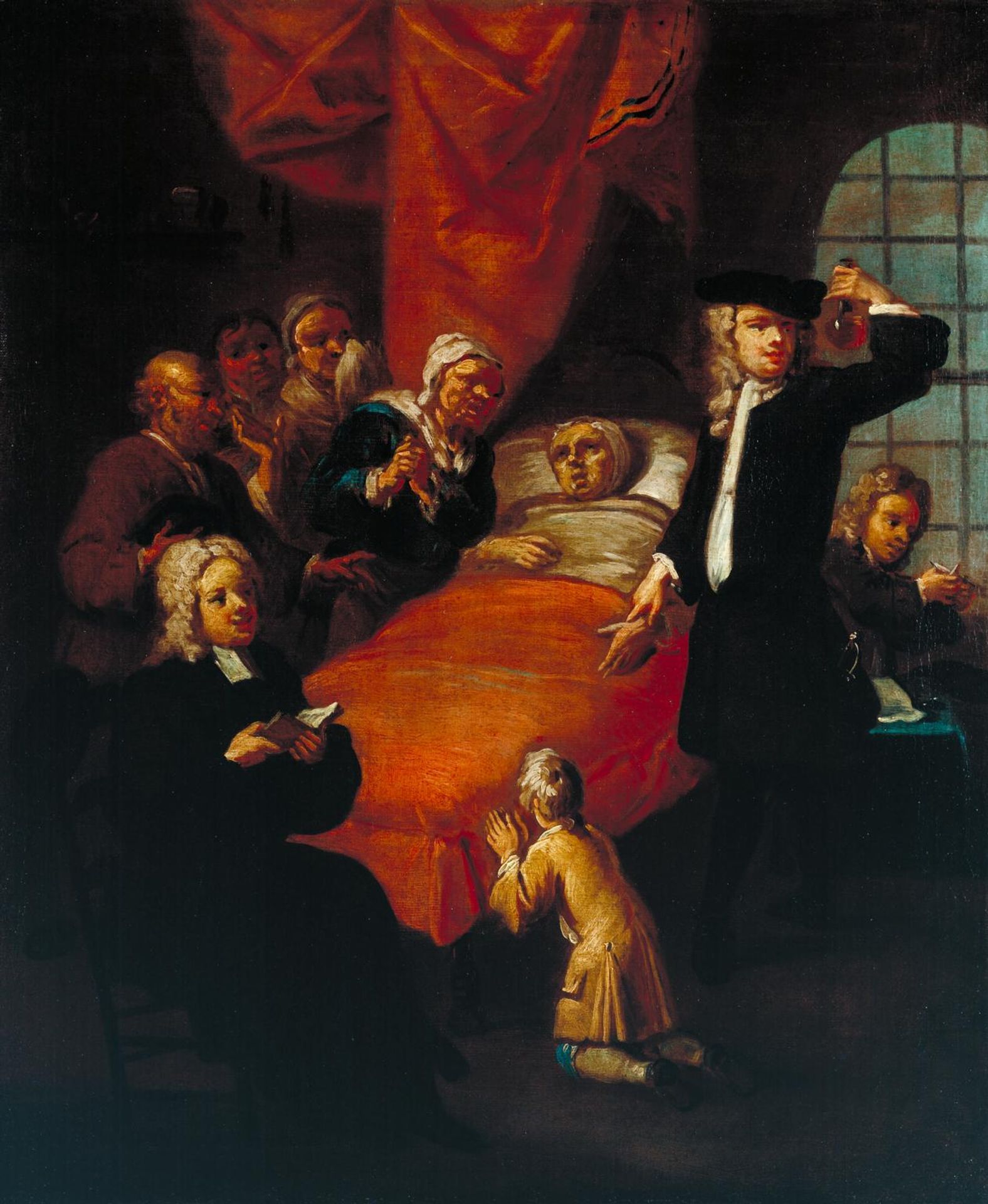 The Doctor’s Visit by  Egbert  III Van Heemskerk