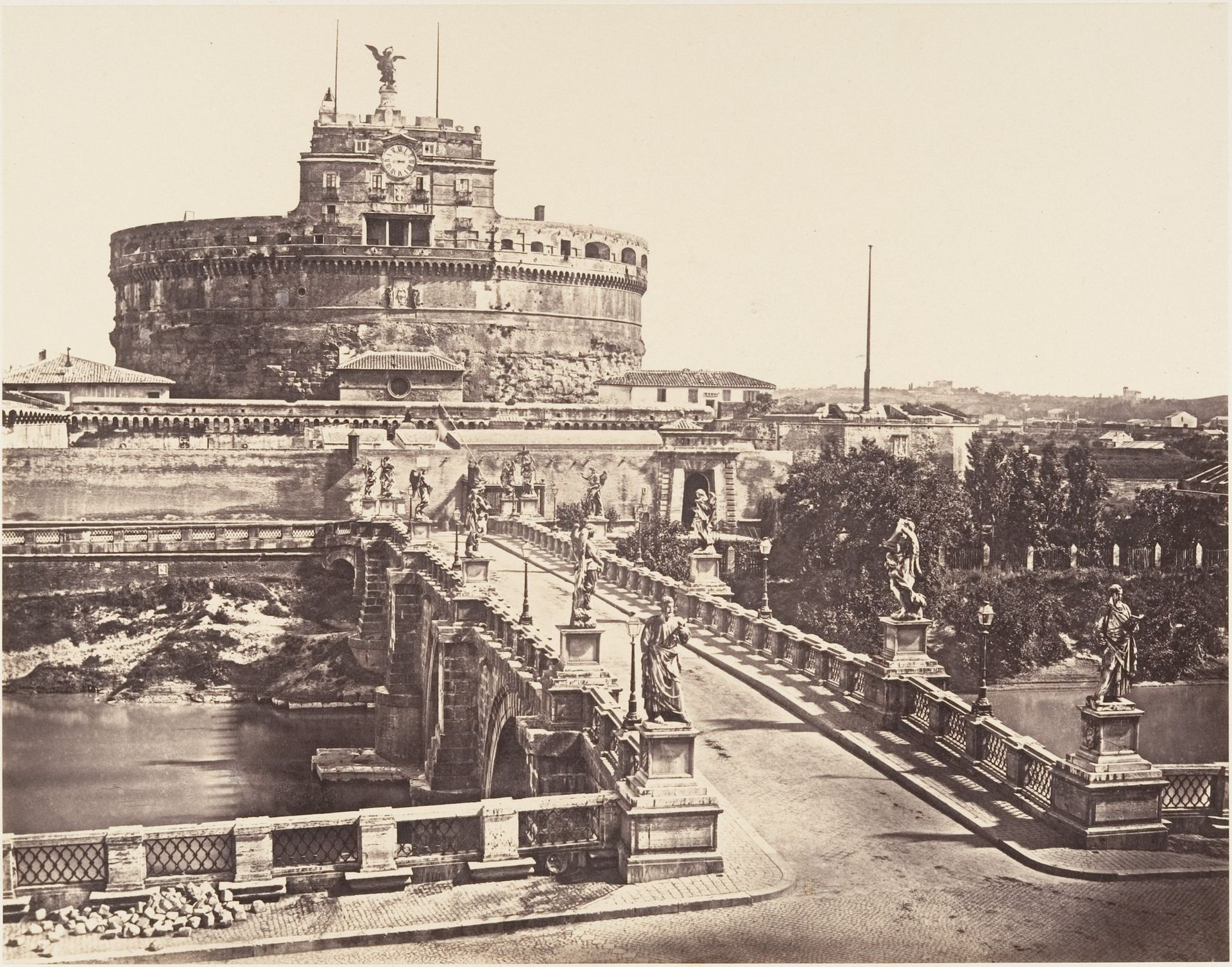 Ponte e Castel S. Angelo by Eugène Constant