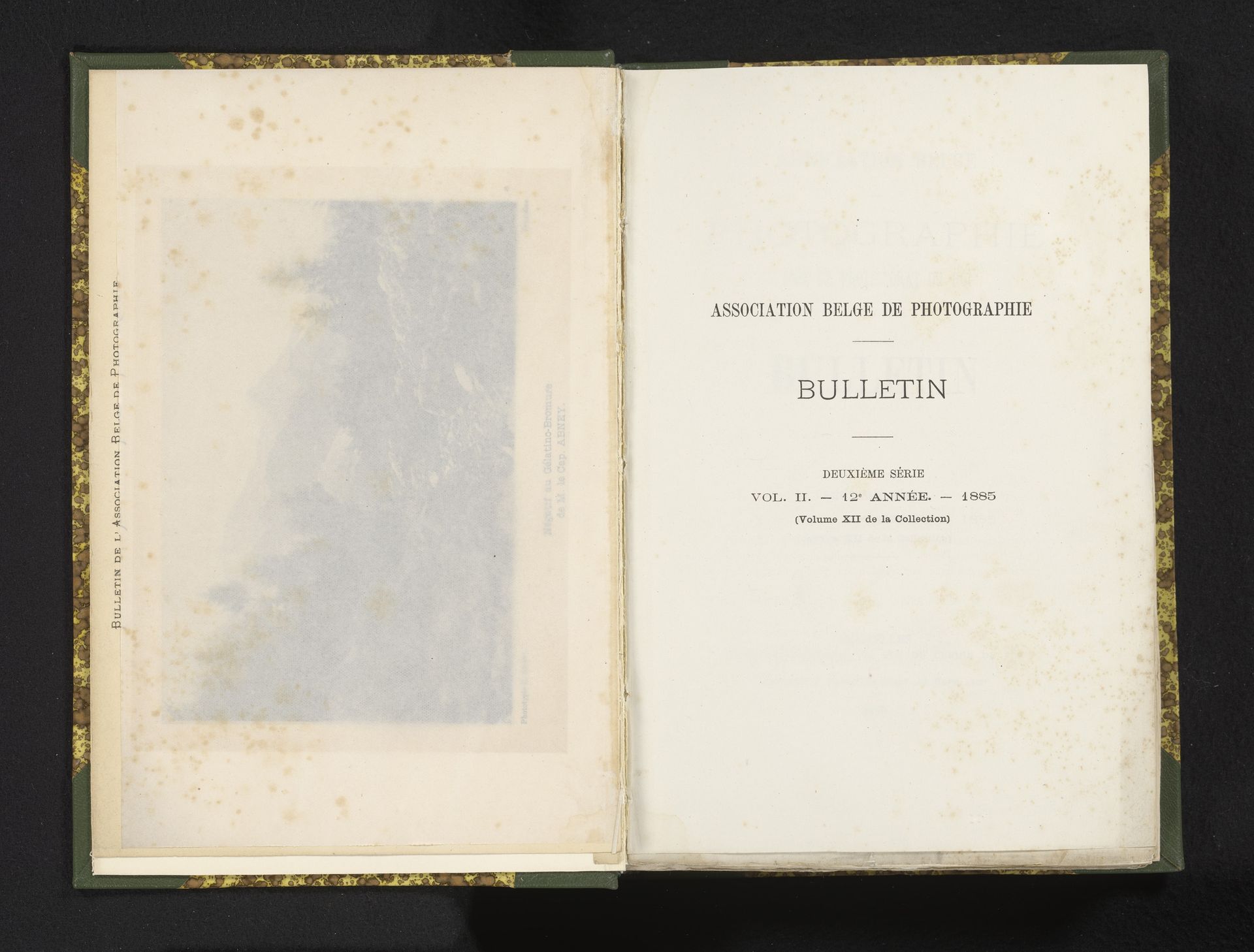 Association belge de photographie bulletin 12e année: 1885 by C. Annoot-Braeckman