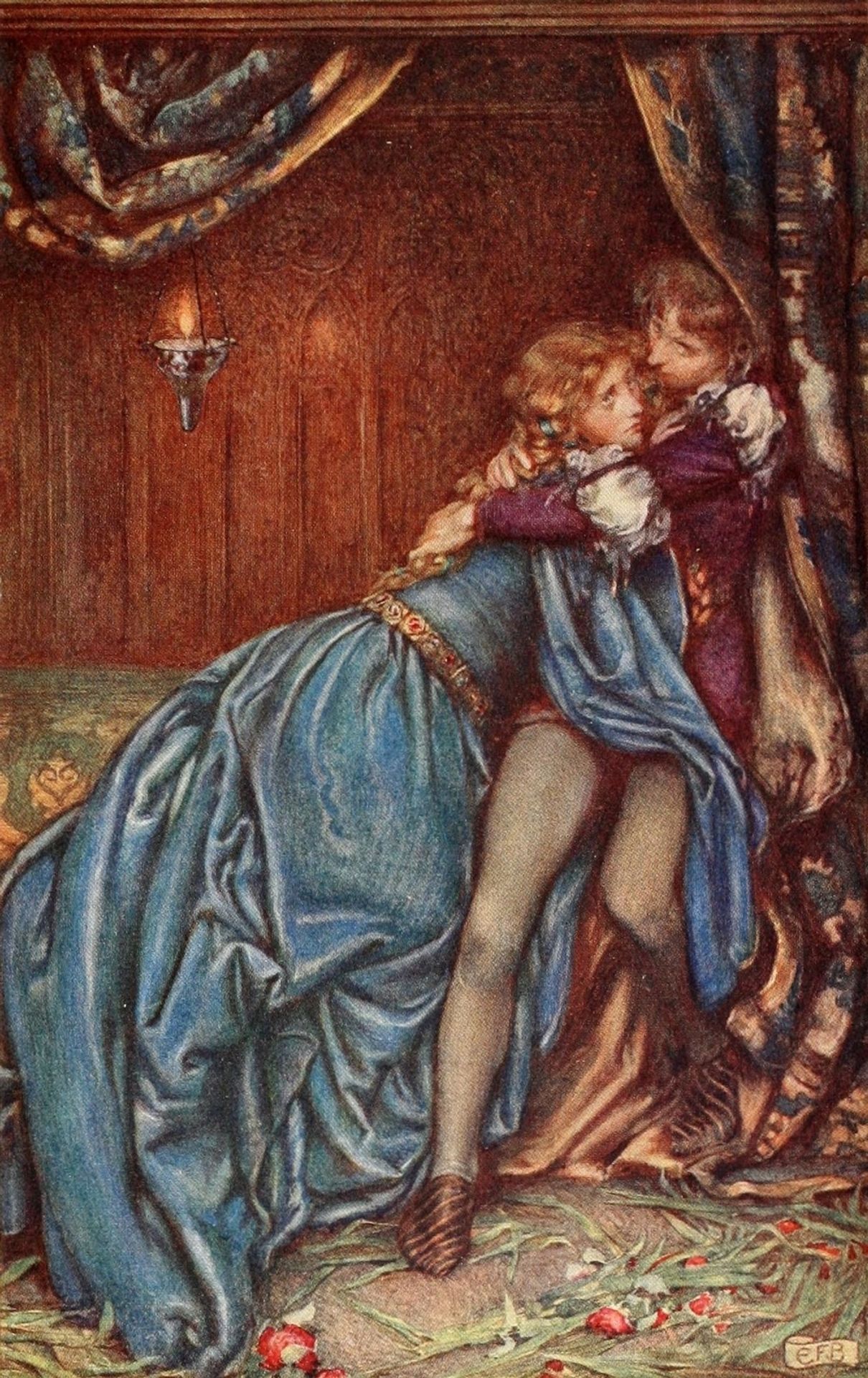 It was their last hour, A madness of farewells by Eleanor Fortescue-Brickdale