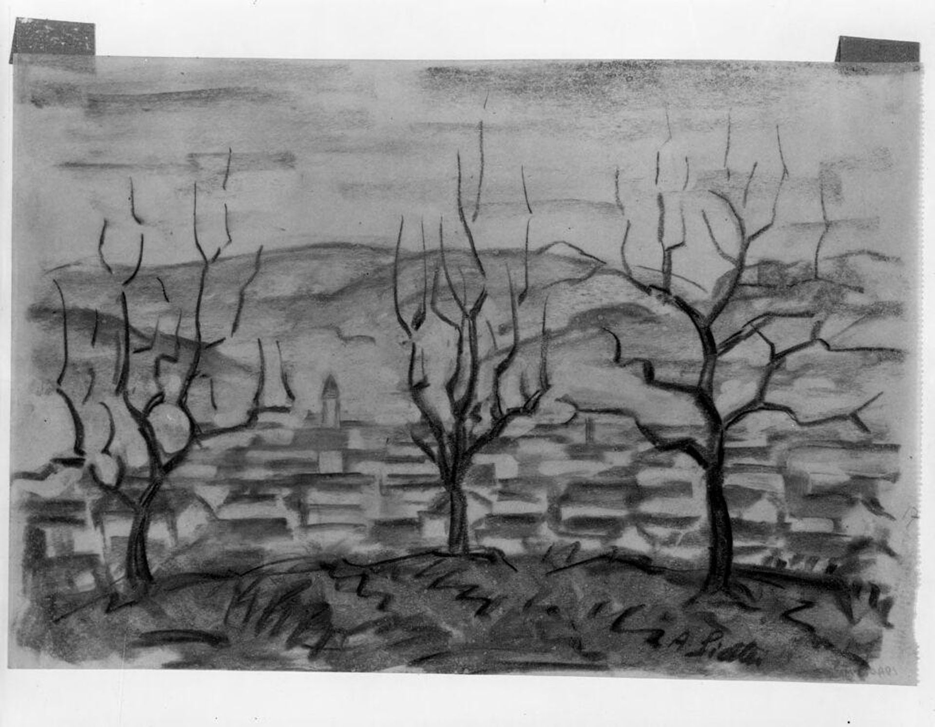 Landscape by Alfred MÃ©dard Sidler