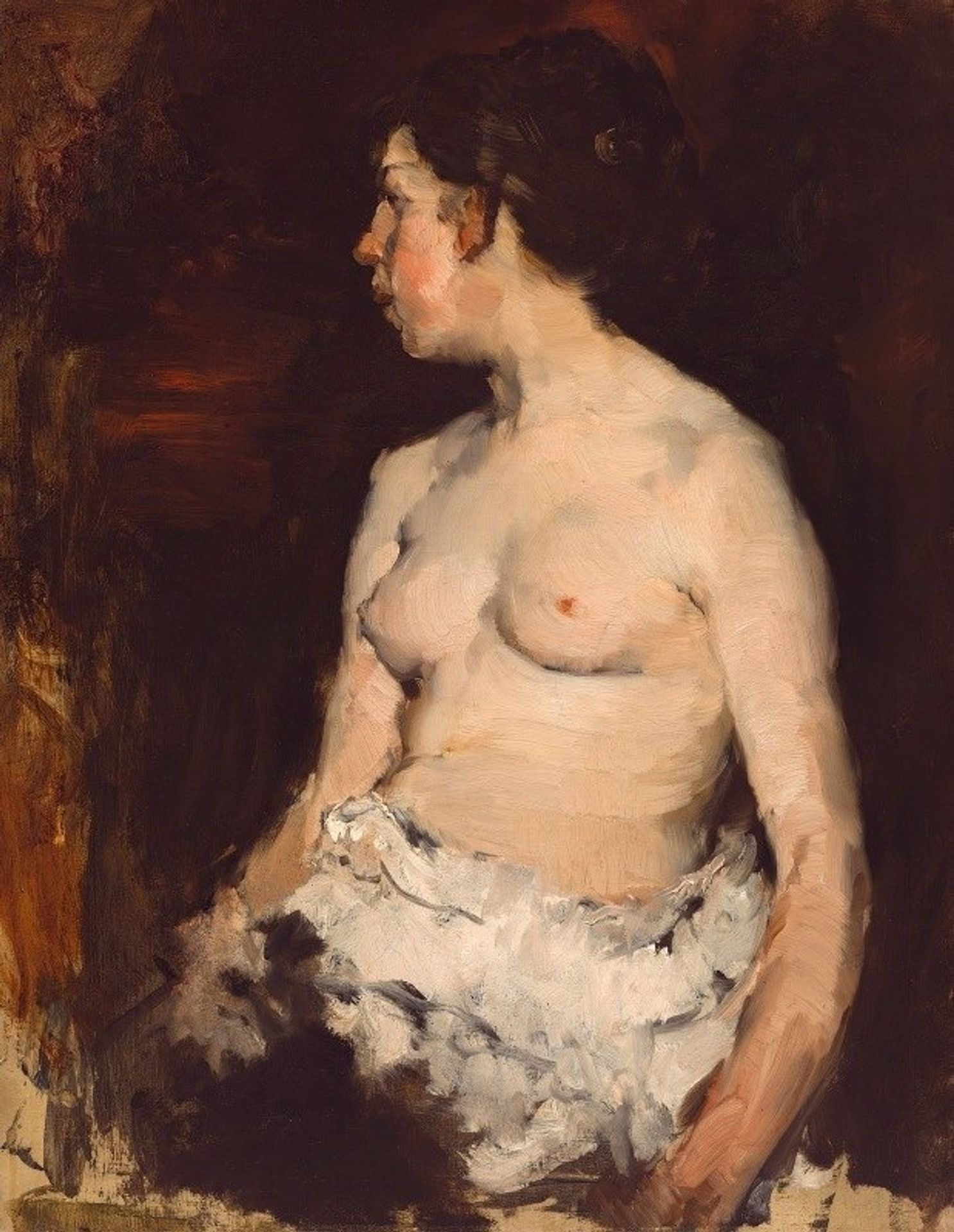 Seated Nude by Frank Duveneck
