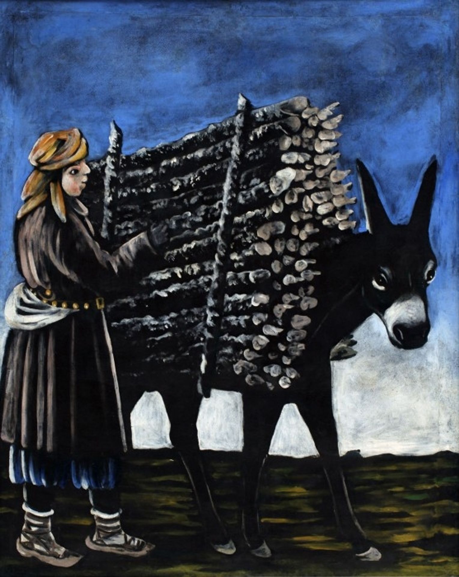 Firewood seller boy by Niko Pirosmani