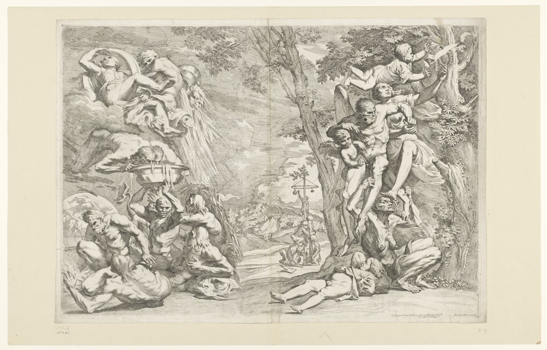 Allegorie van de Winter by Pietro Testa