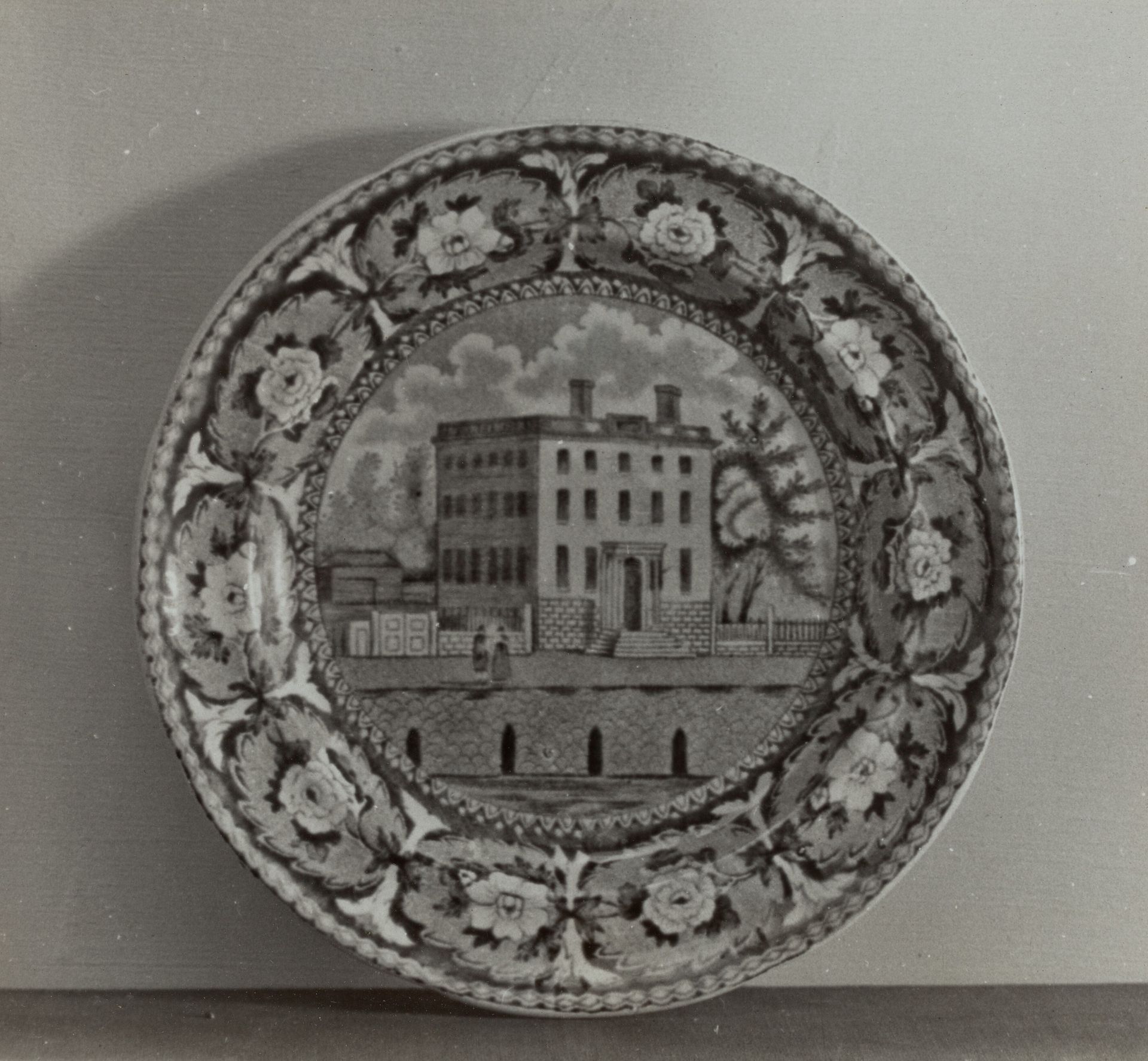 Plate - "Athaneum, Boston" by Helmut Hiatt