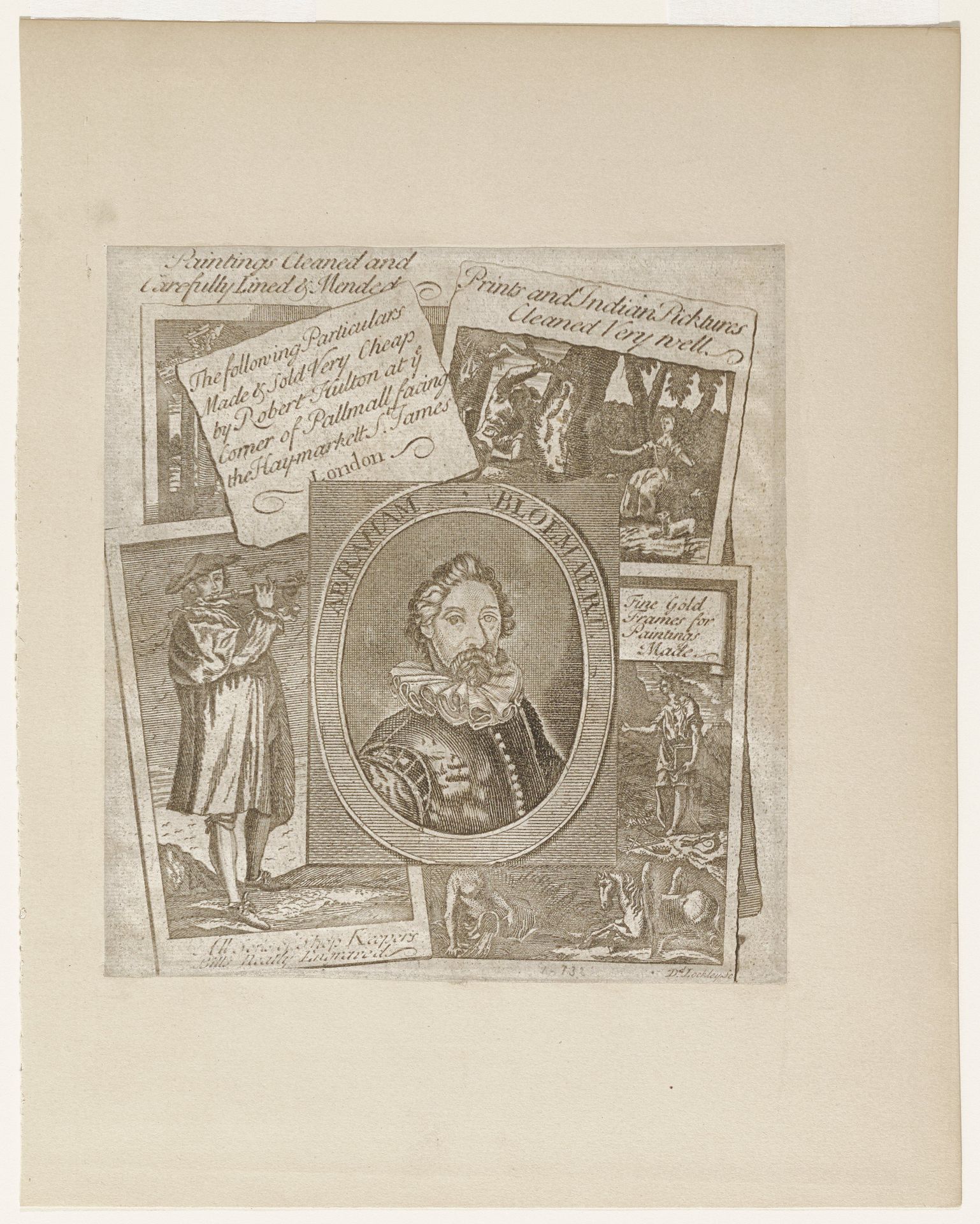 Portrait of Abraham Bloemart by David Lockley