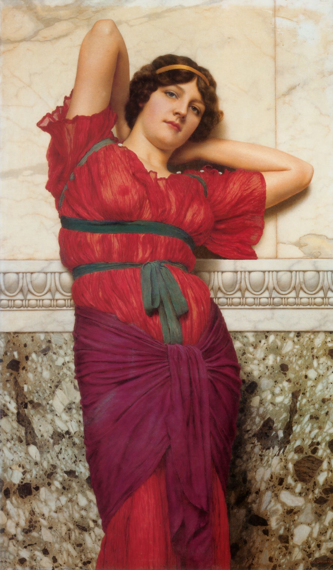 Contemplation by John William Godward