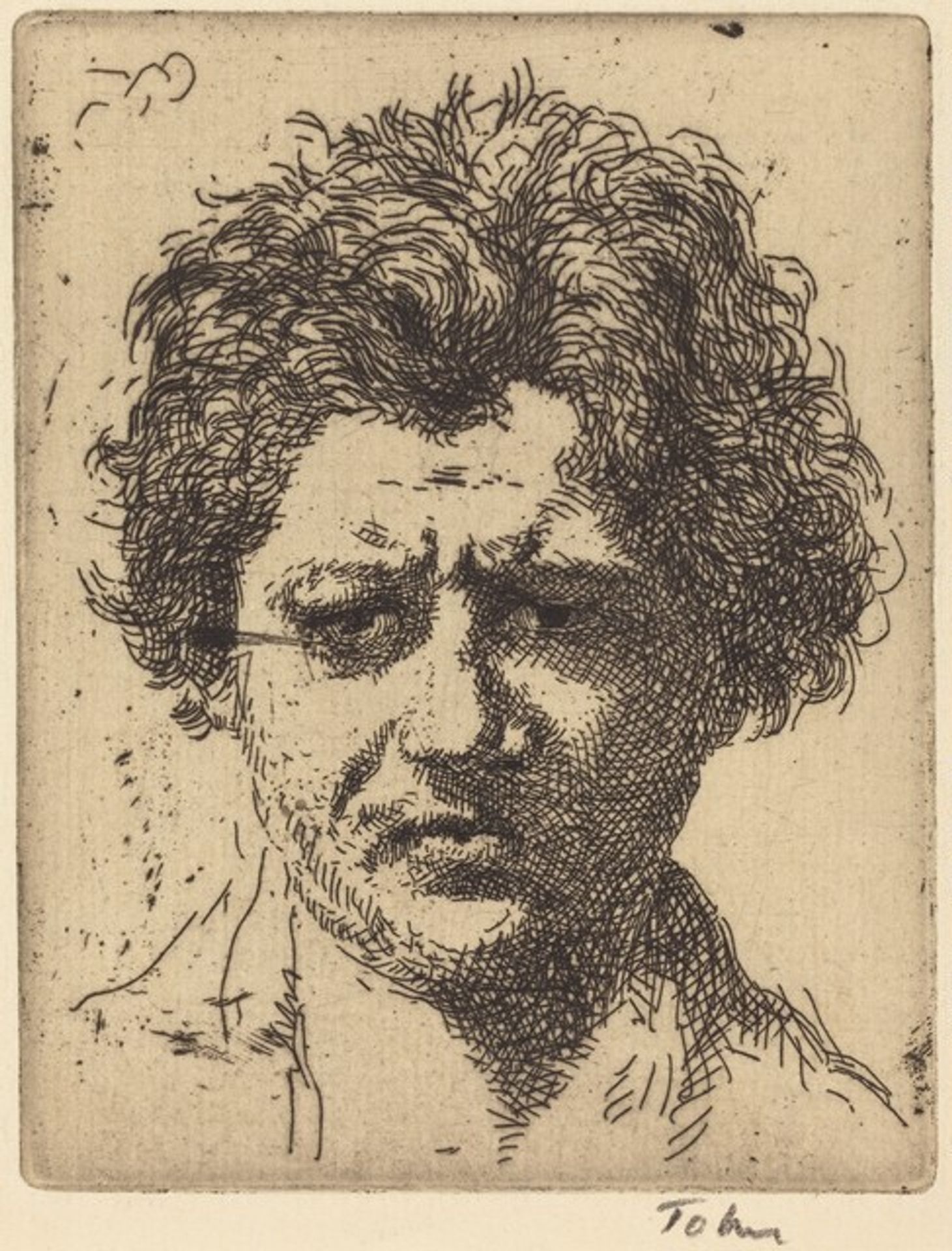 Jacob Epstein, No. 2 by Augustus John