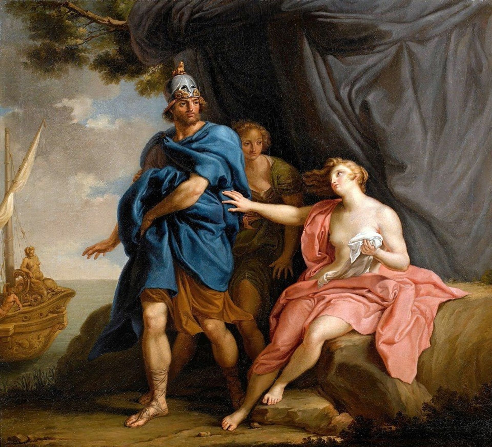 Dido And Aeneas by Pompeo Batoni