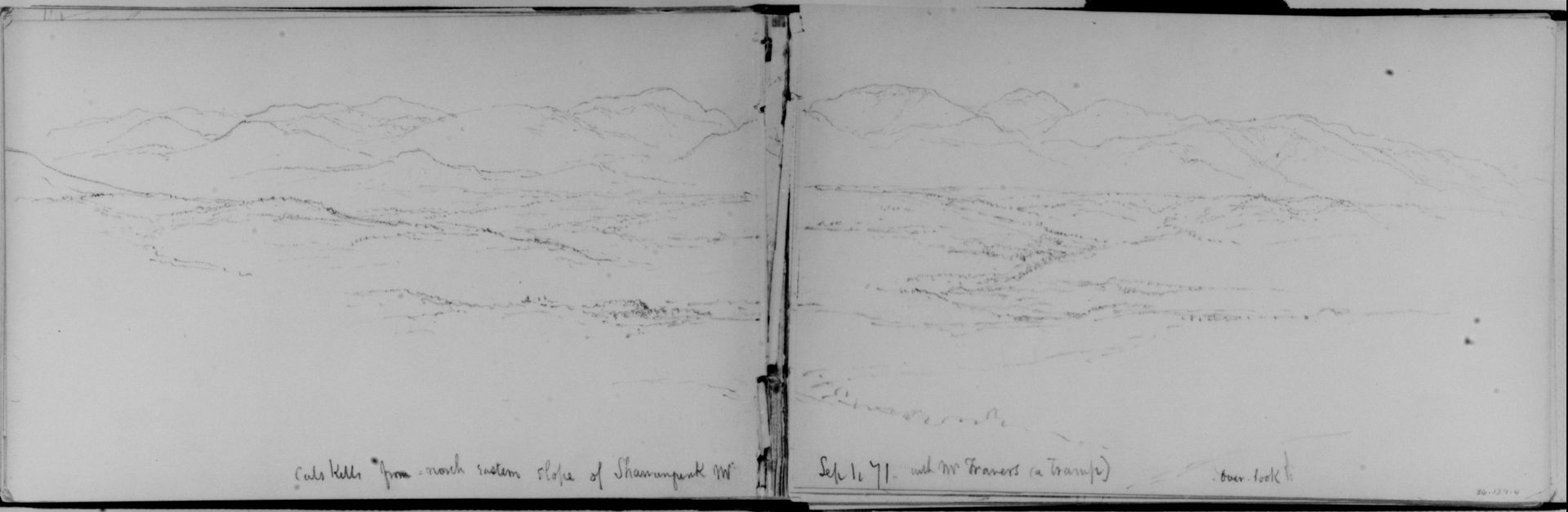 Catskills, 1871 (from Sketchbook) by Daniel Huntington