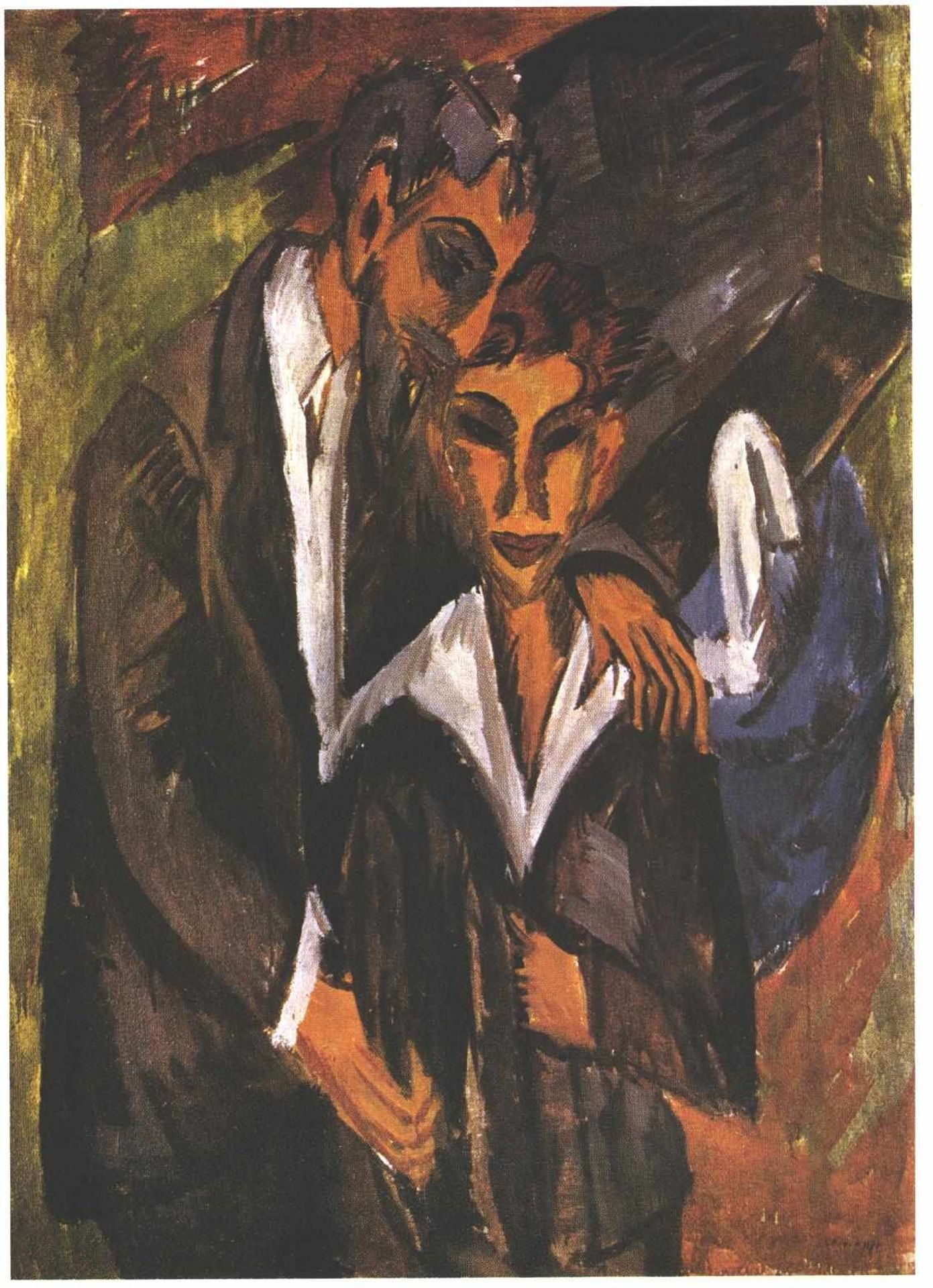 Graef and friend by Ernst Ludwig Kirchner
