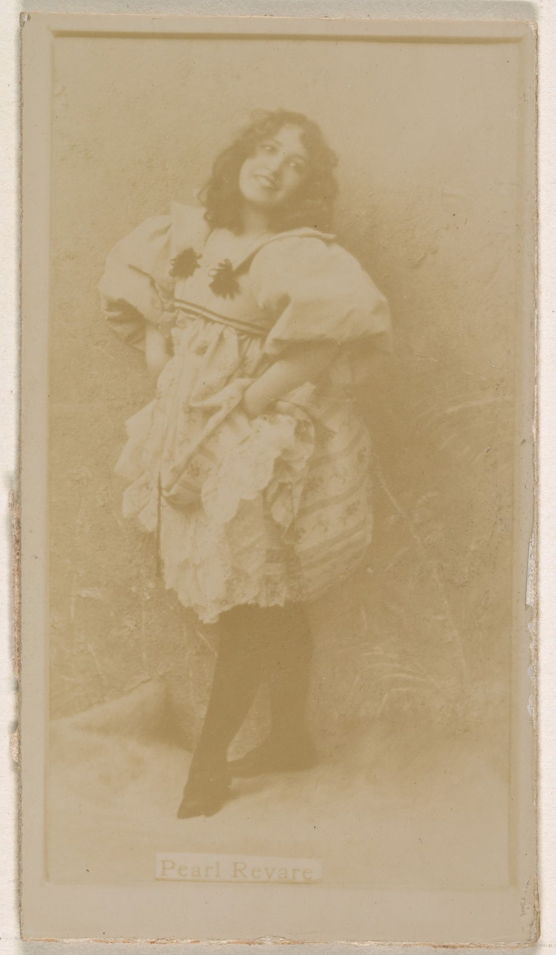 Pearl Revare, from the Actresses series (N245) issued by Kinney Brothers to promote Sweet Caporal Cigarettes by Kinney Brothers Tobacco Company