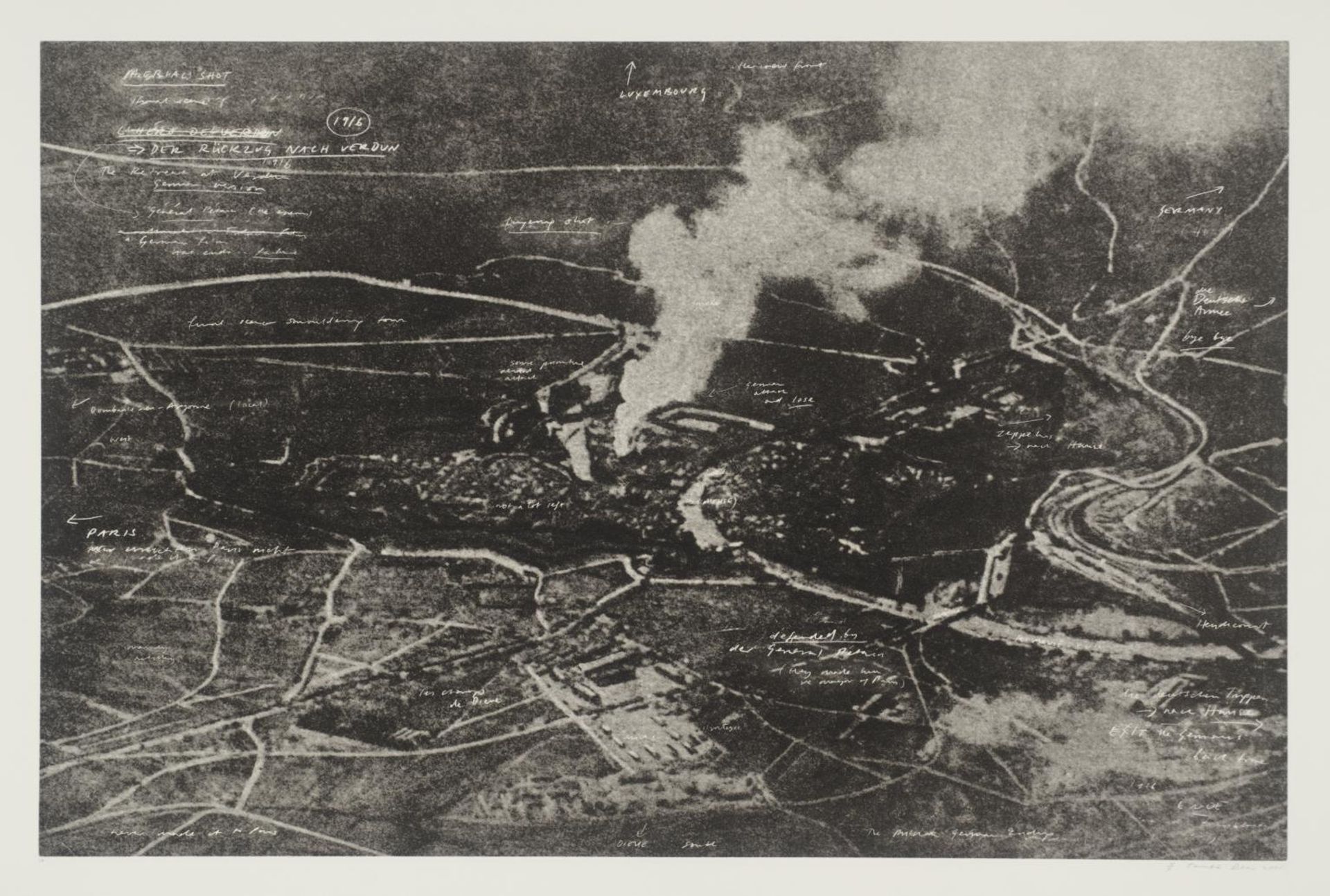 Der Rückzug nach Verdun by  Tacita Dean
