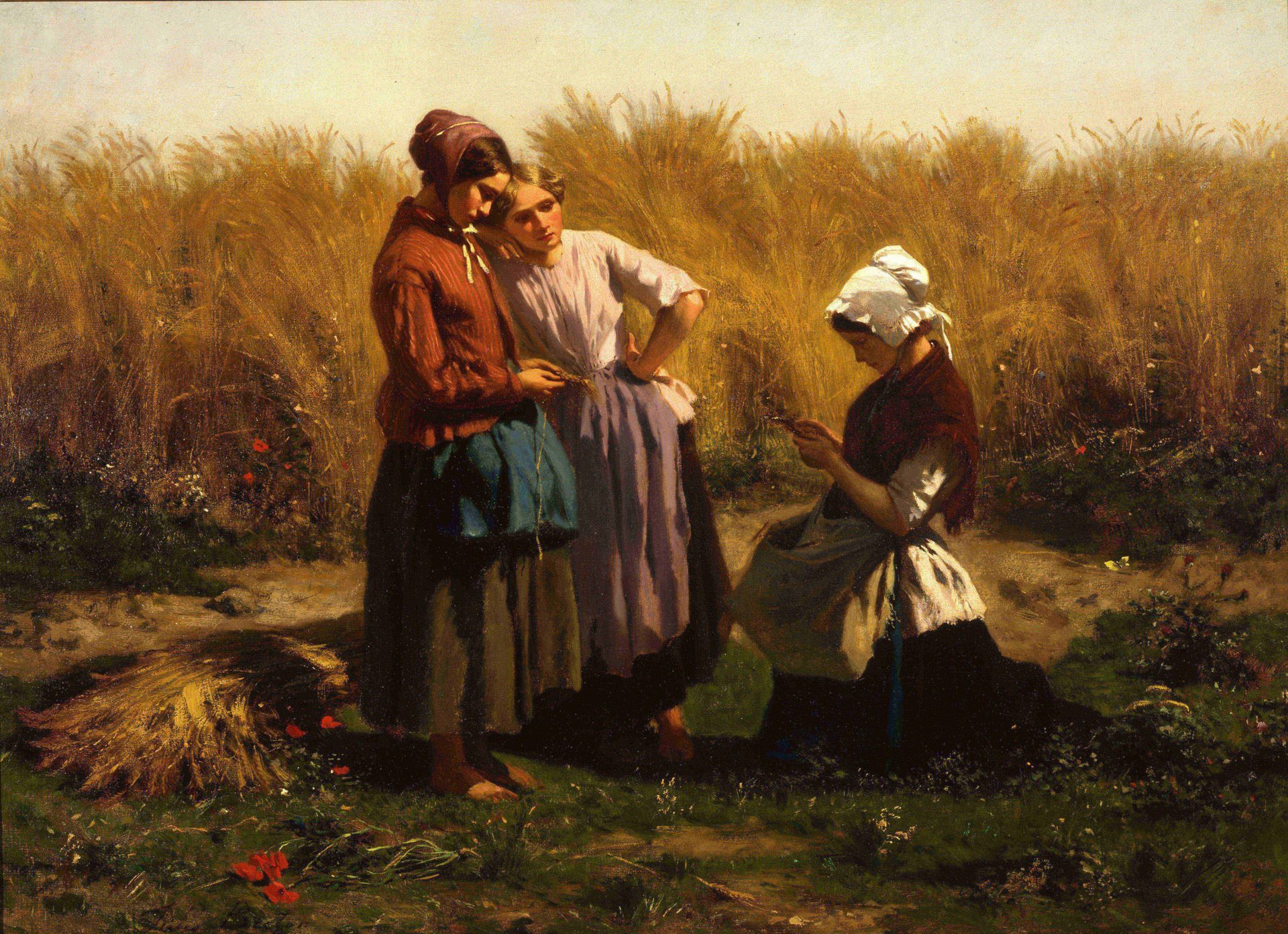 Love tokens by Jules Breton