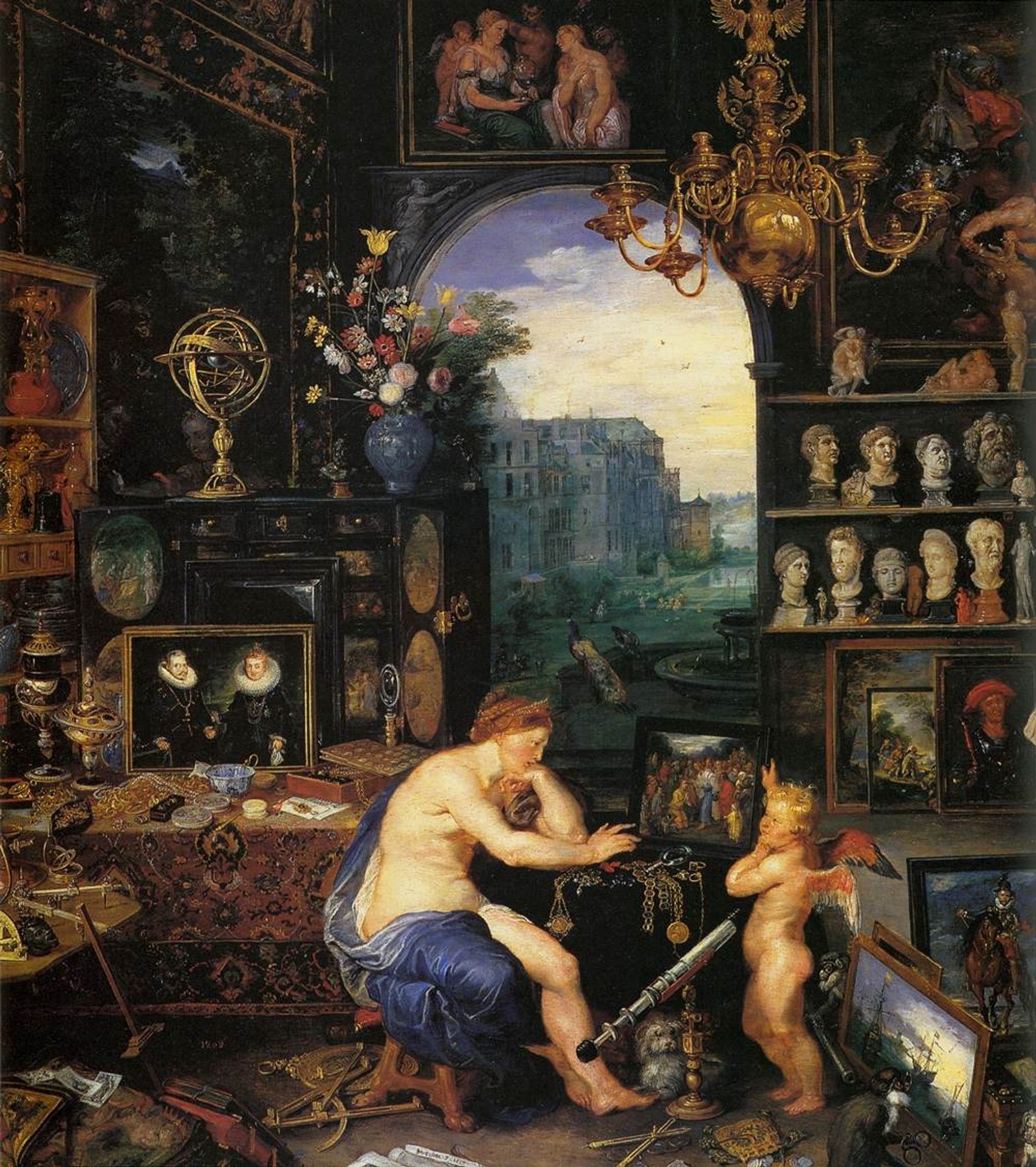 The Sense of Sight (detail) by Jan Brueghel the Elder