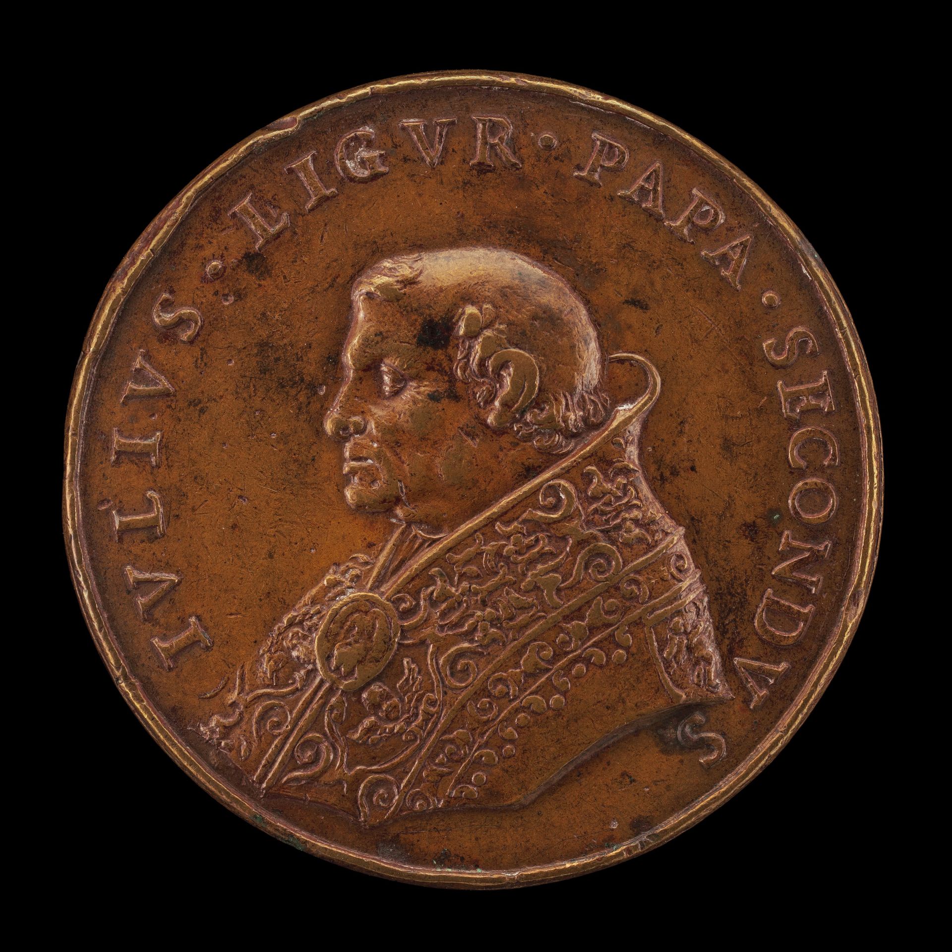Julius II (Giuliano della Rovere, 1443-1513), Pope 1503 [obverse] by Girolamo Paladino