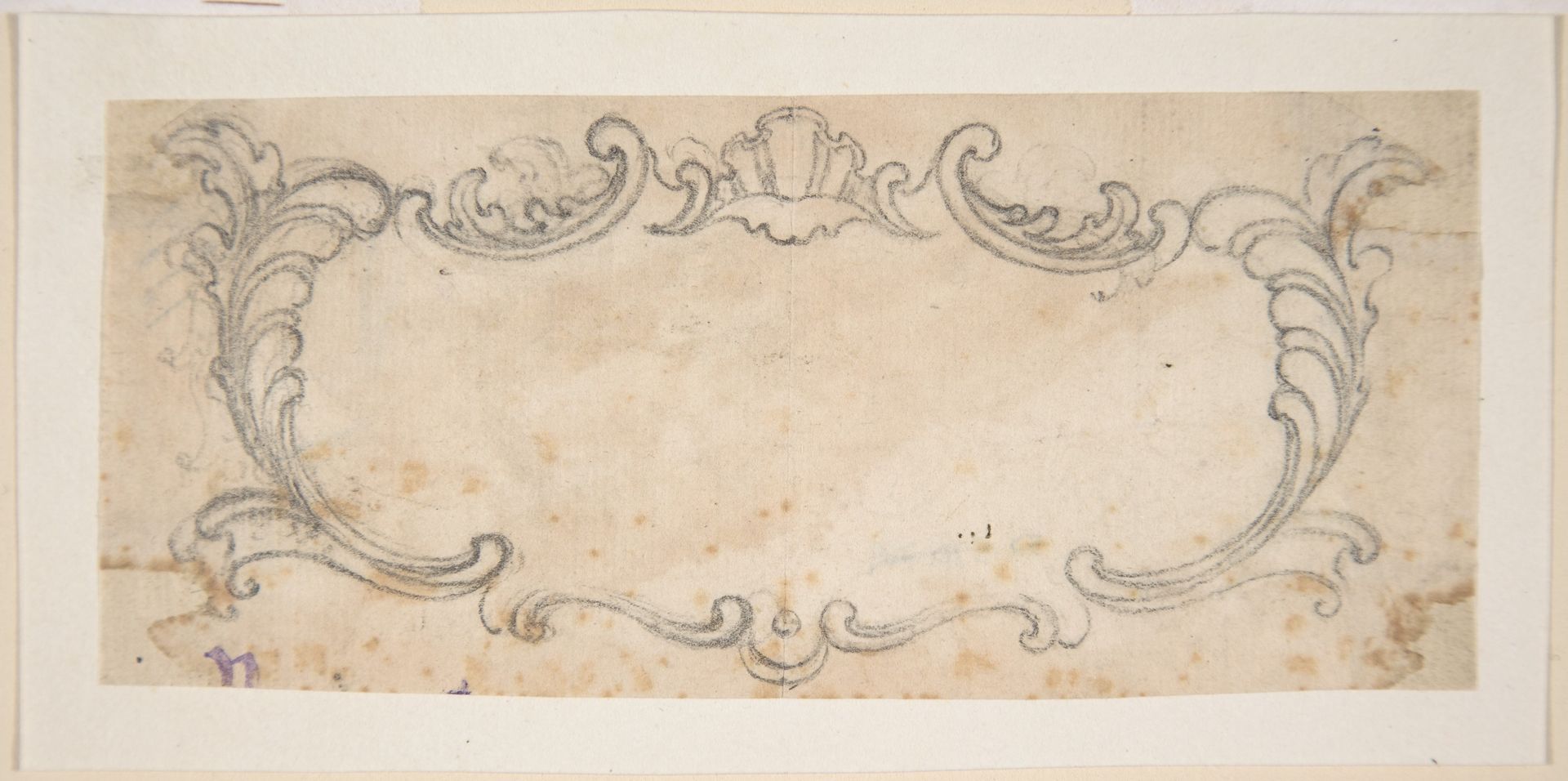 Design for a Cartouche by Giovanni Battista Foggini