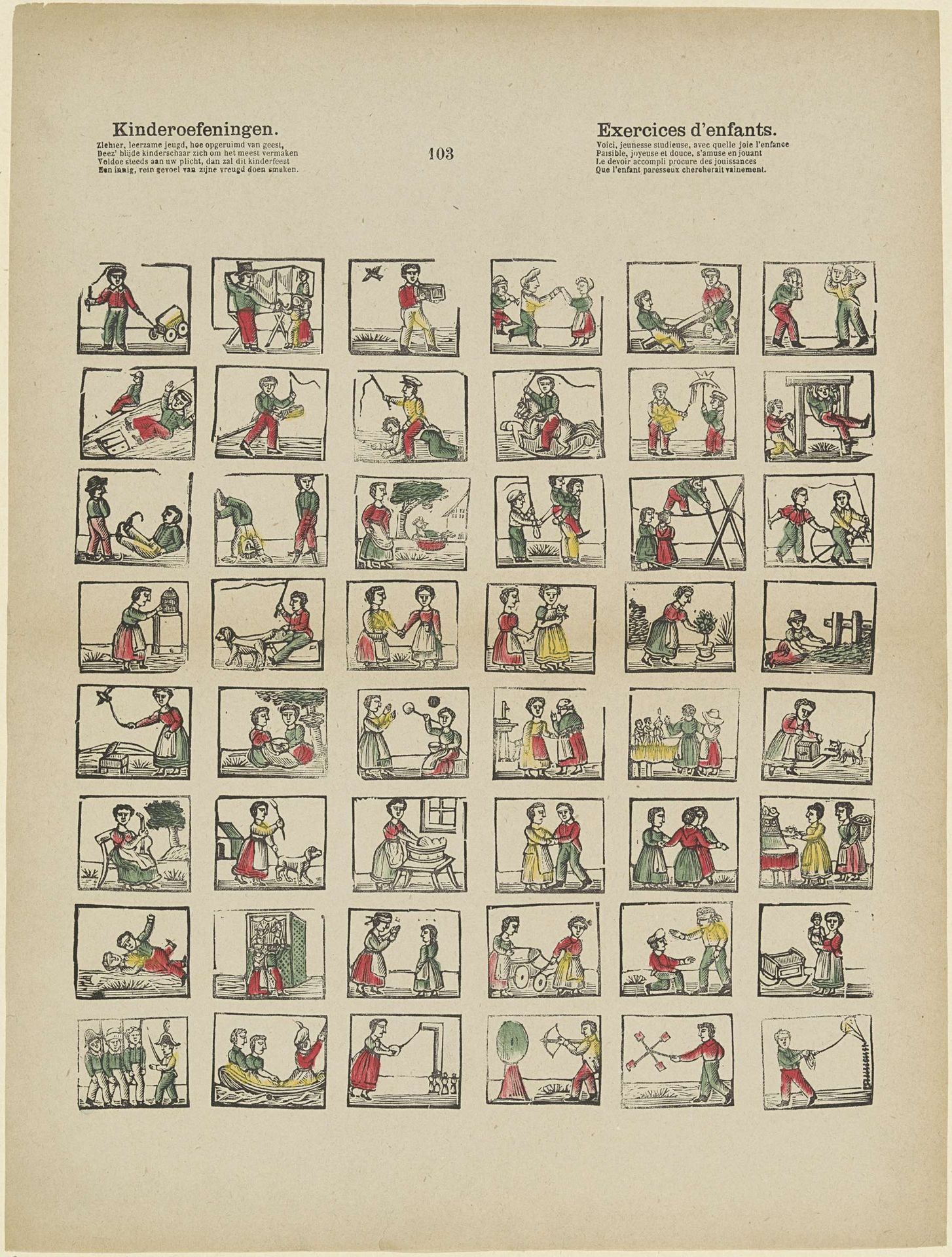 Kinderoefeningen / Exercices d'enfants by Franciscus Antonius Beersmans