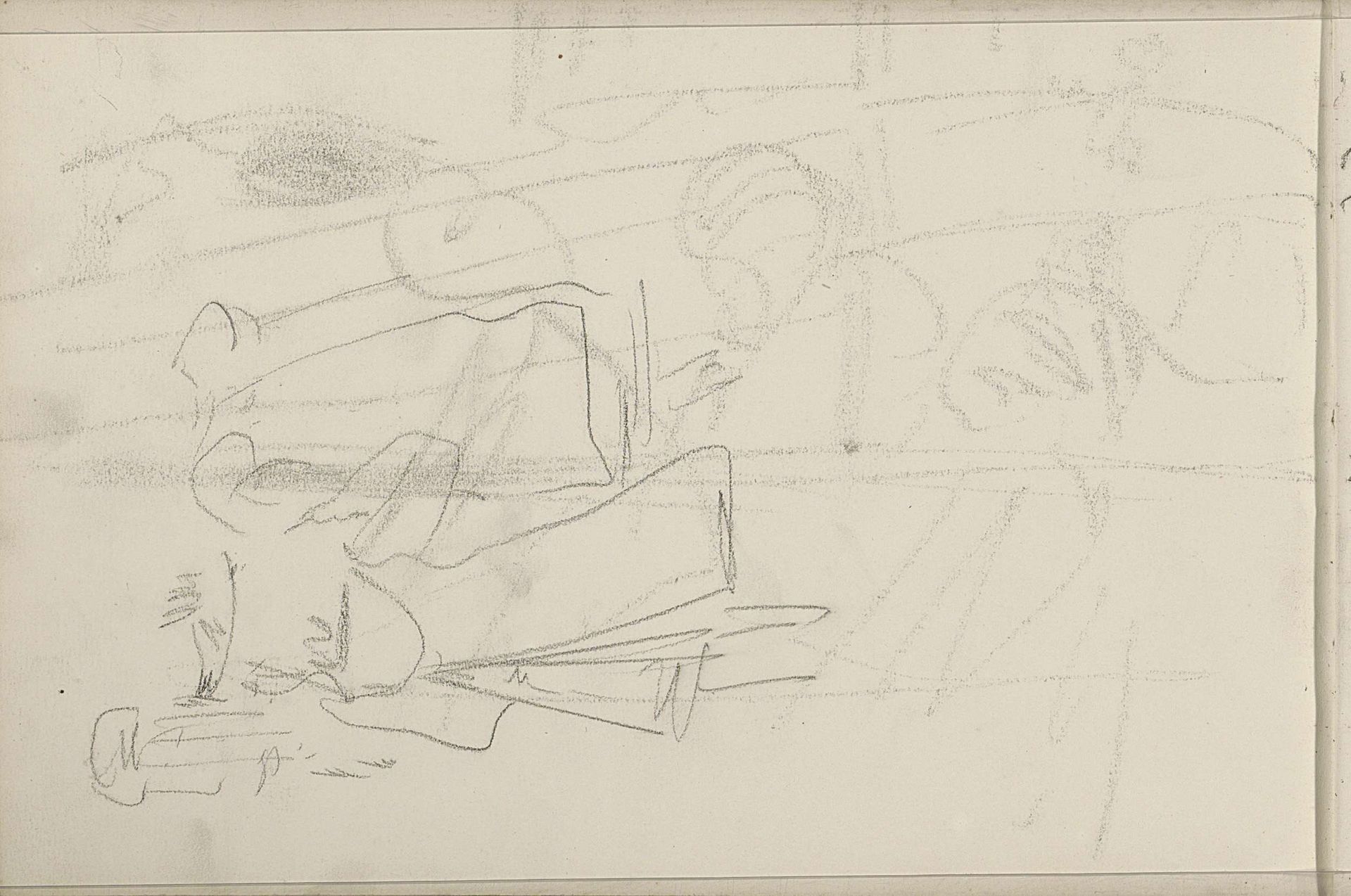 Studie by Carel Adolph Lion Cachet
