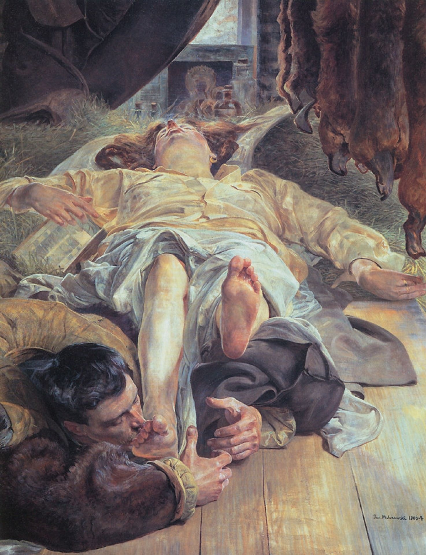 Death of Ellenai by Jacek Malczewski