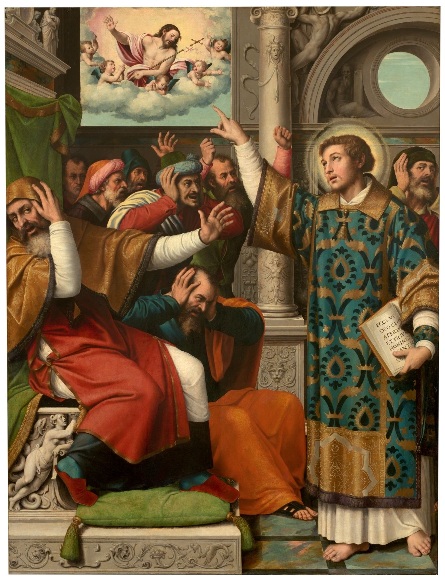 San Esteban Acusado De Blasfemo by Vicente Juan Masip