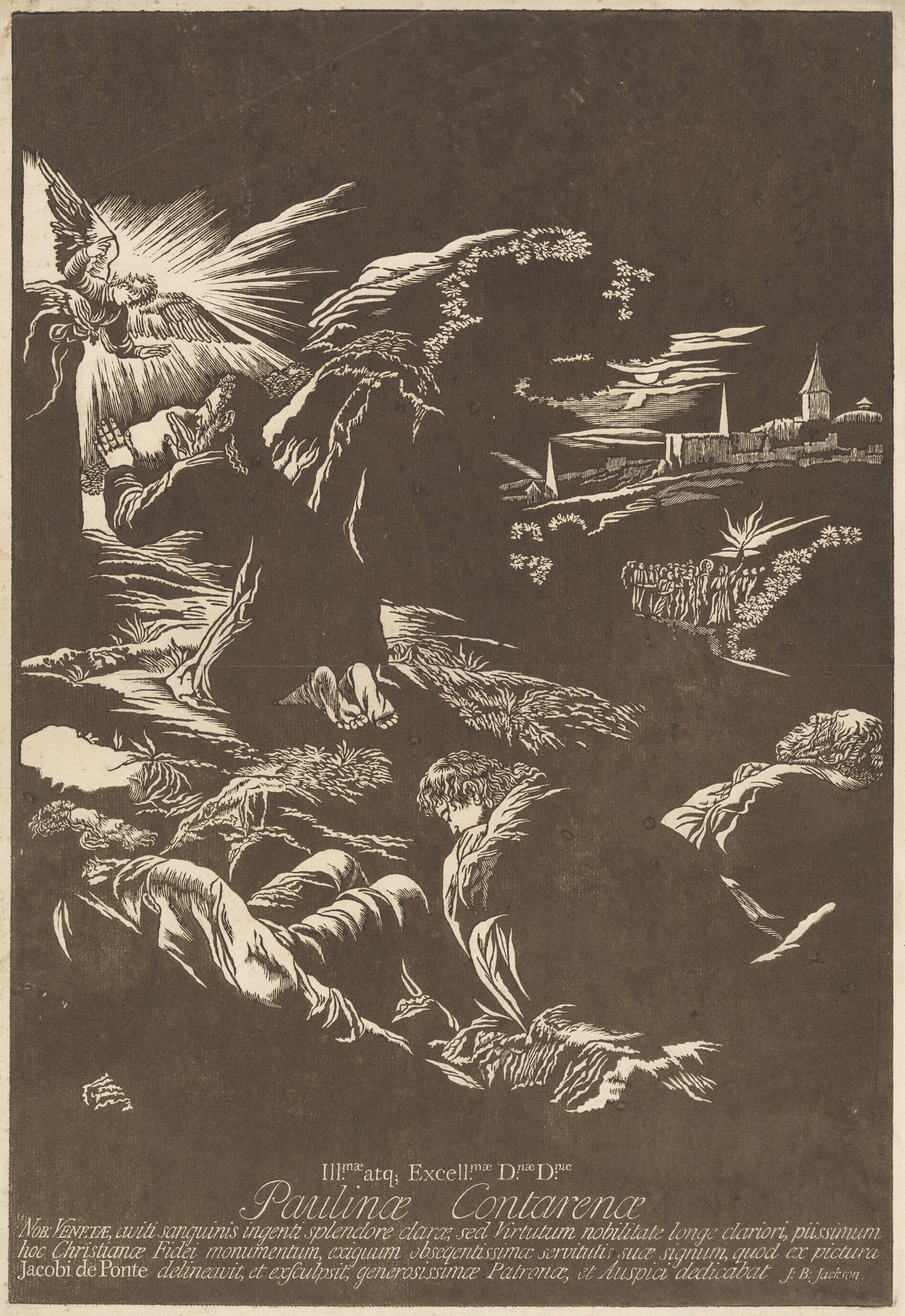 Christ on the Mount of Olives by John Baptist Jackson
