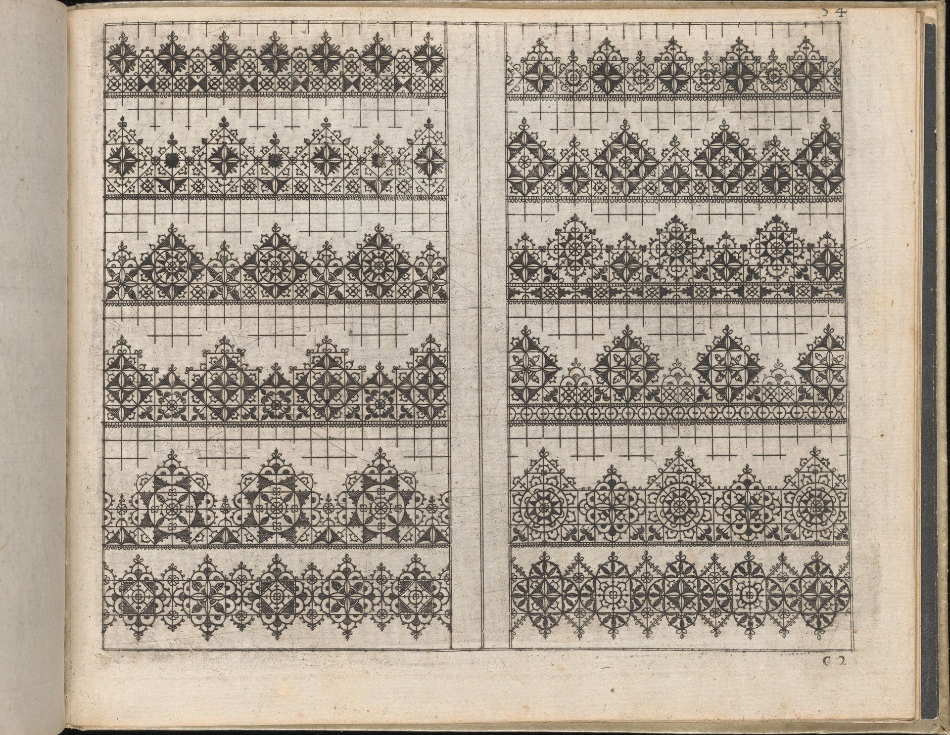 Newes Modelbuch in Kupffer  (Page 62r) by Johann Sibmacher